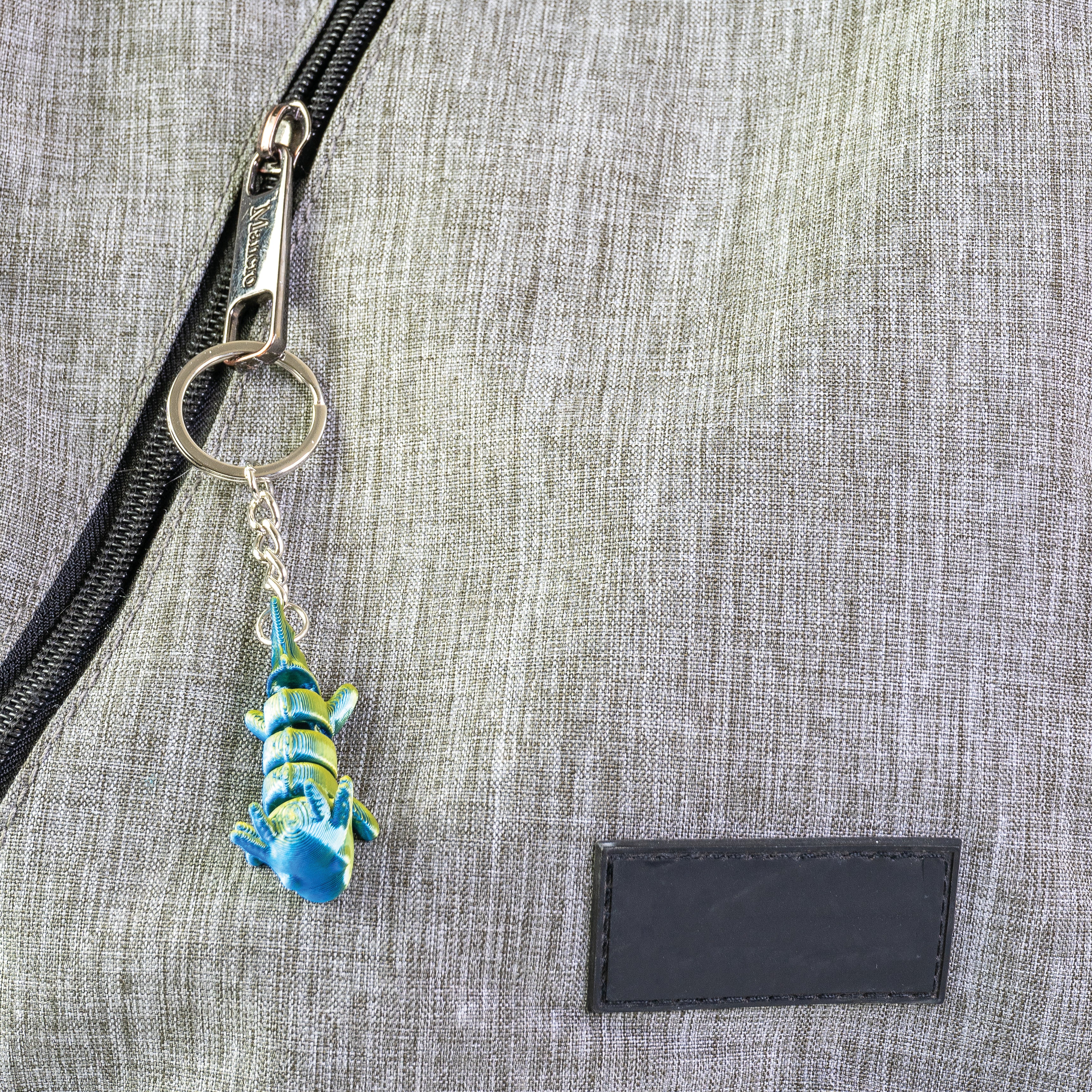 3D Printed Axolotl Keychain - Image 5