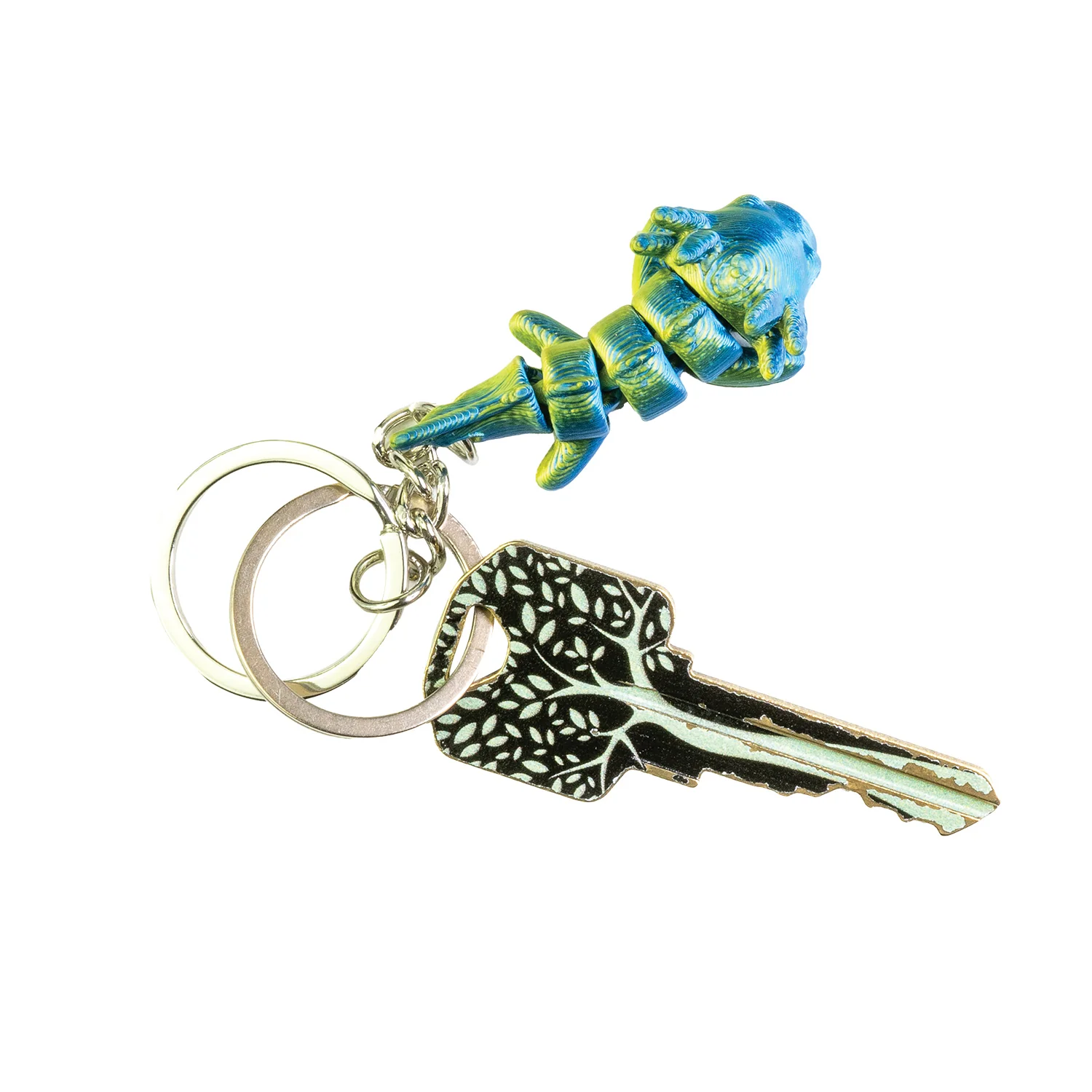3D Printed Axolotl Keychain - Image 7