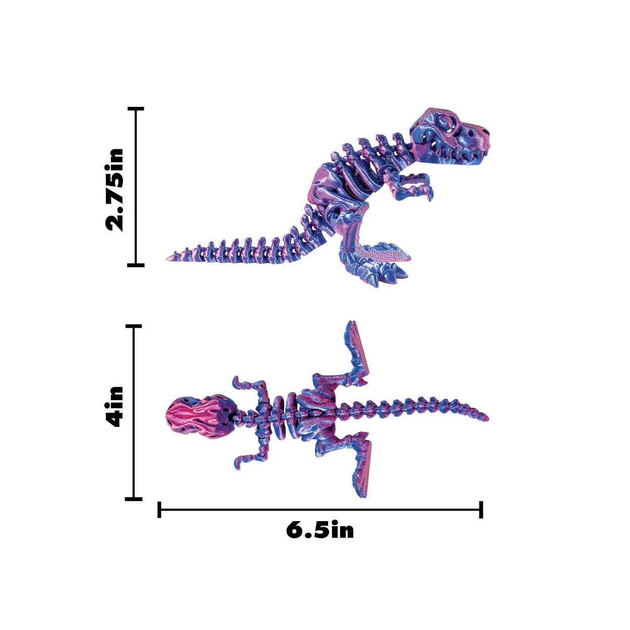 3D Printed Dinosaur Fidget Toys - 12 per box - Image 16