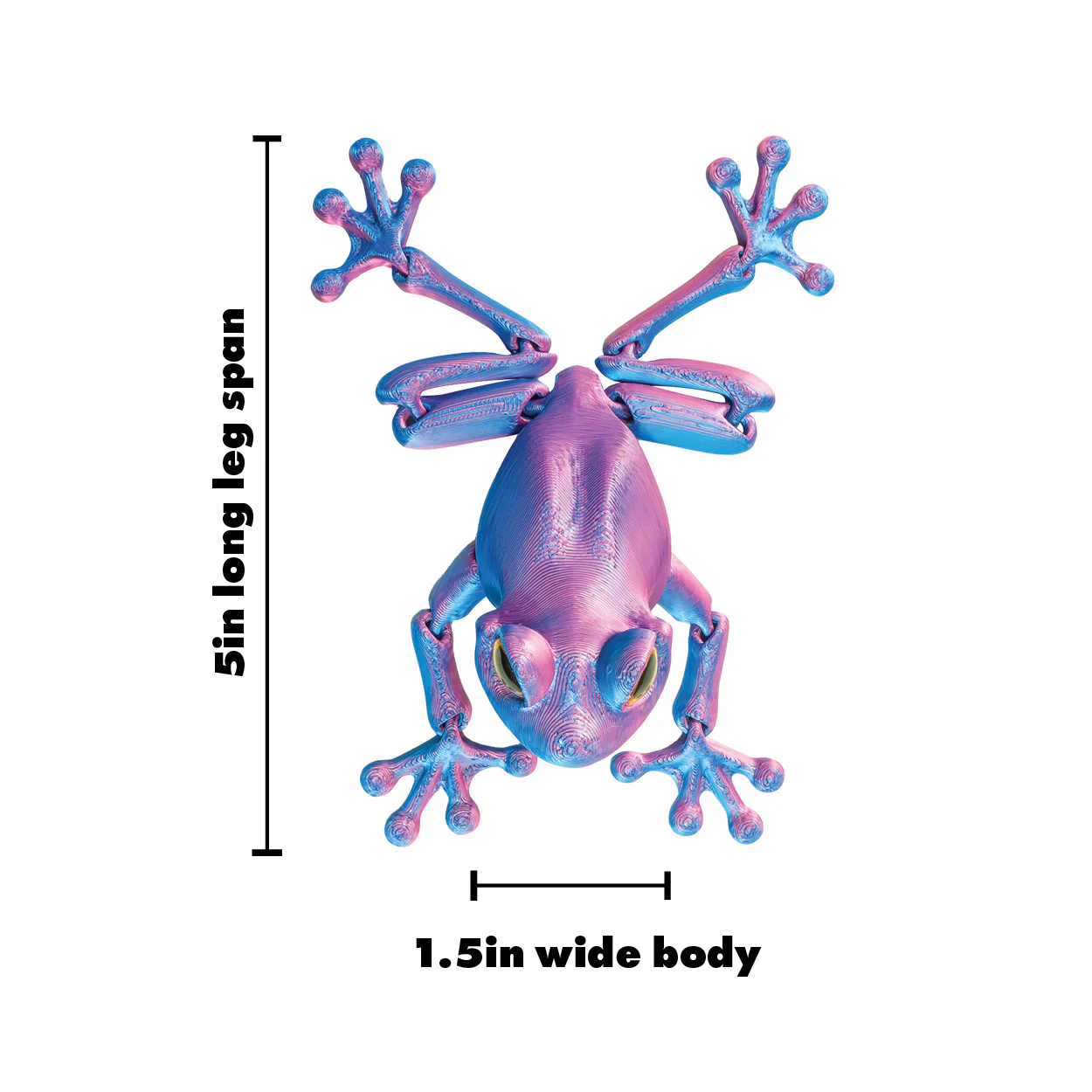 3D Printed Tree Frog Fidget Toys - 12 per bag - Image 11