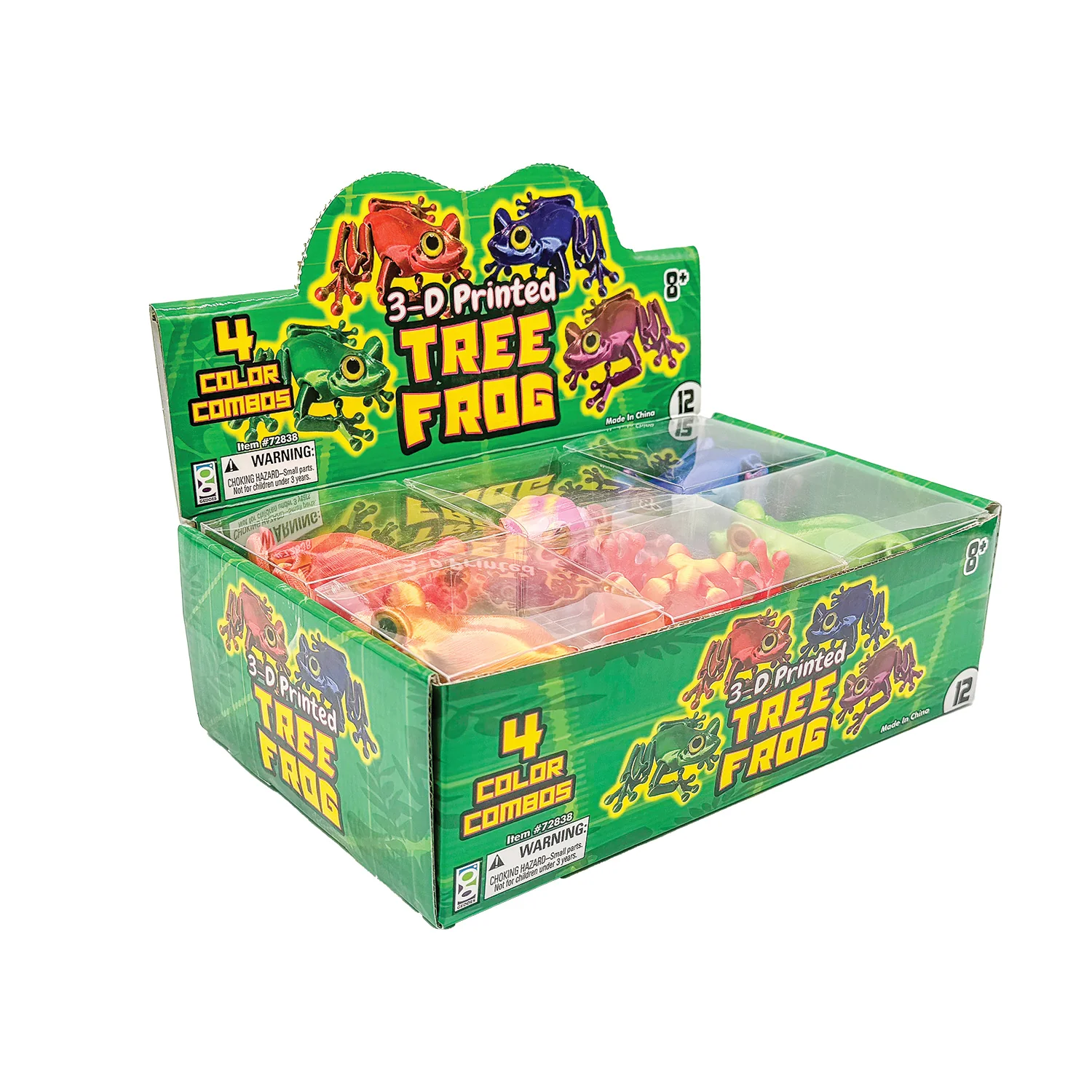 3D Printed Tree Frog Fidget Toys - 12 per bag - Image 12