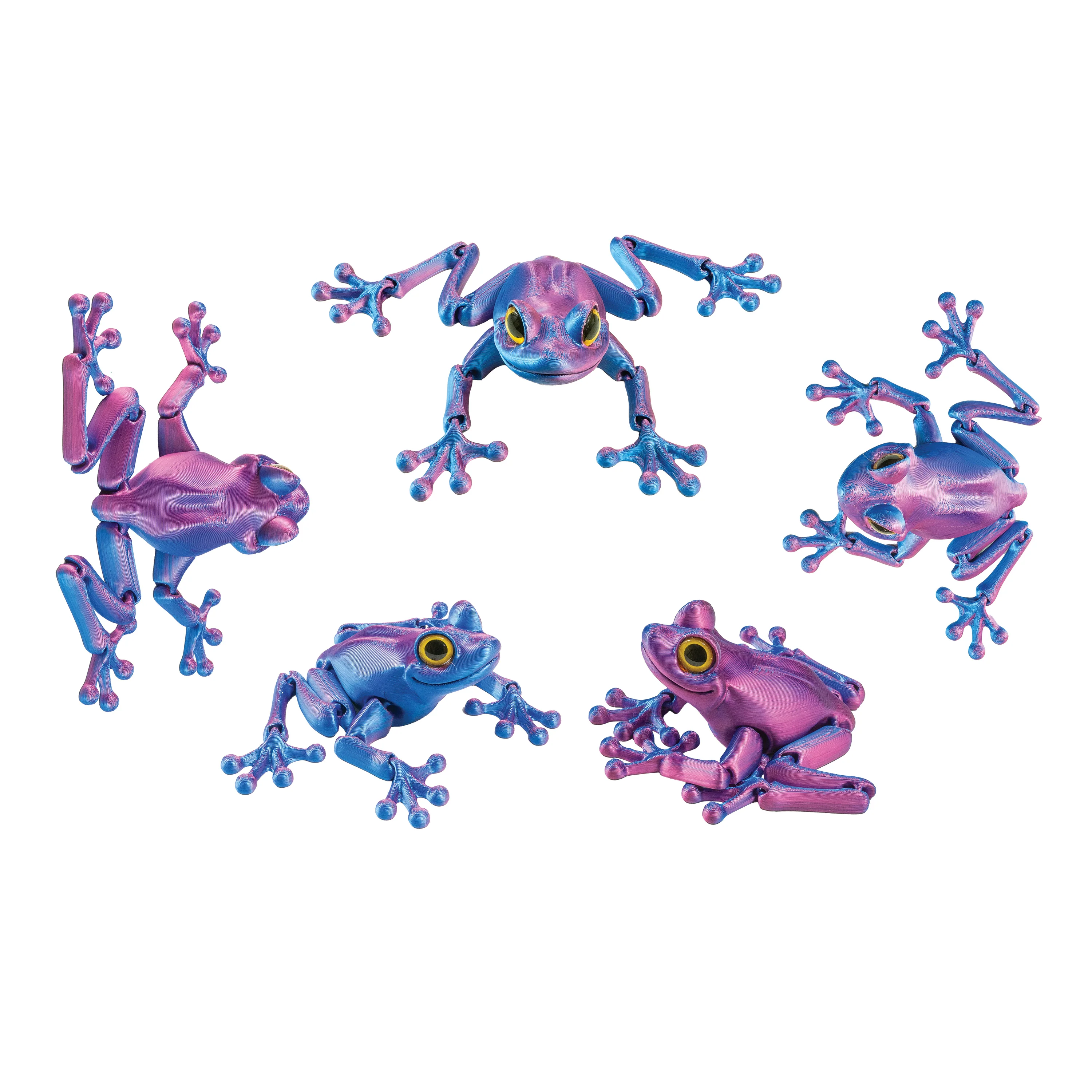 3D Printed Tree Frog Fidget Toys - 12 per bag - Image 3