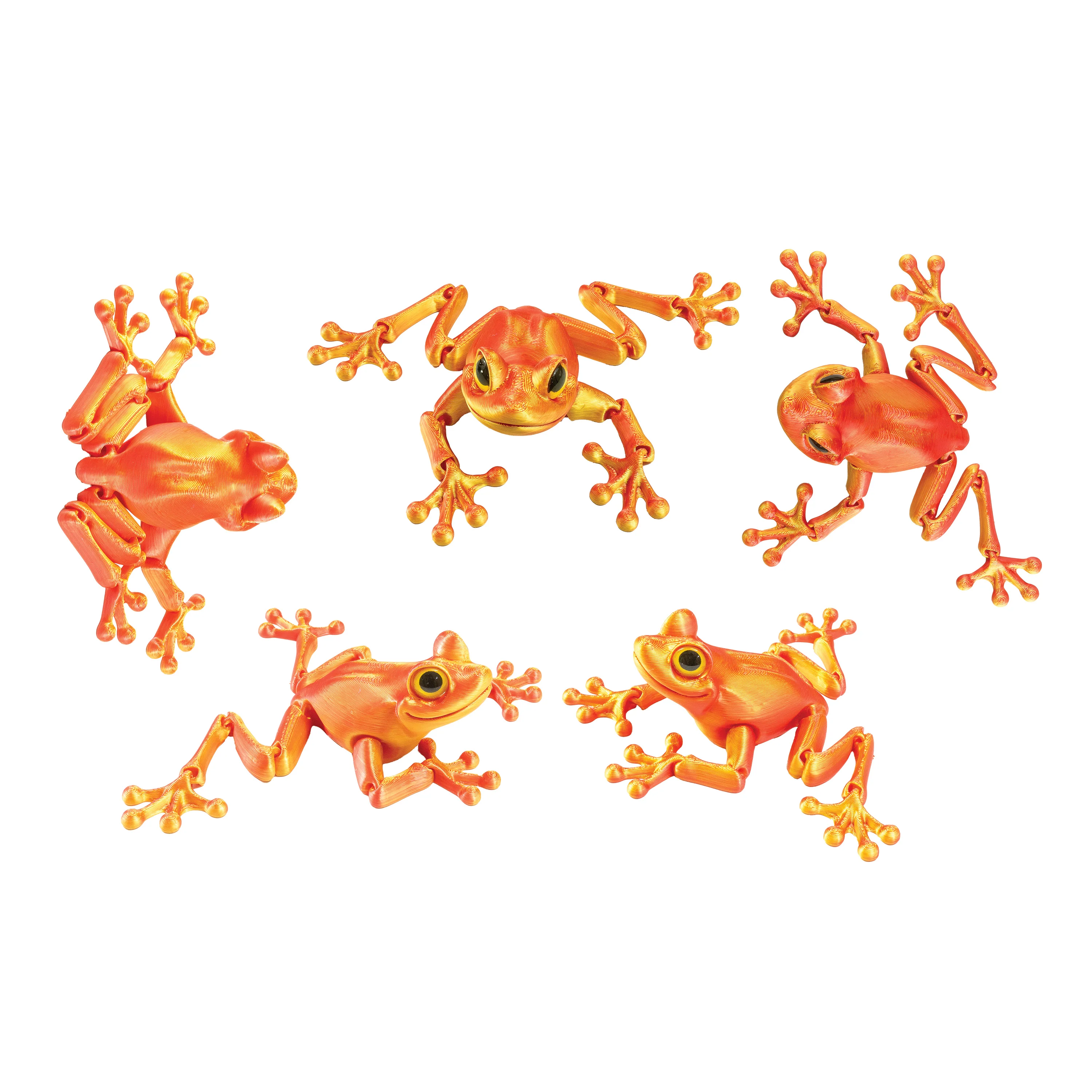 3D Printed Tree Frog Fidget Toys - 12 per bag - Image 4