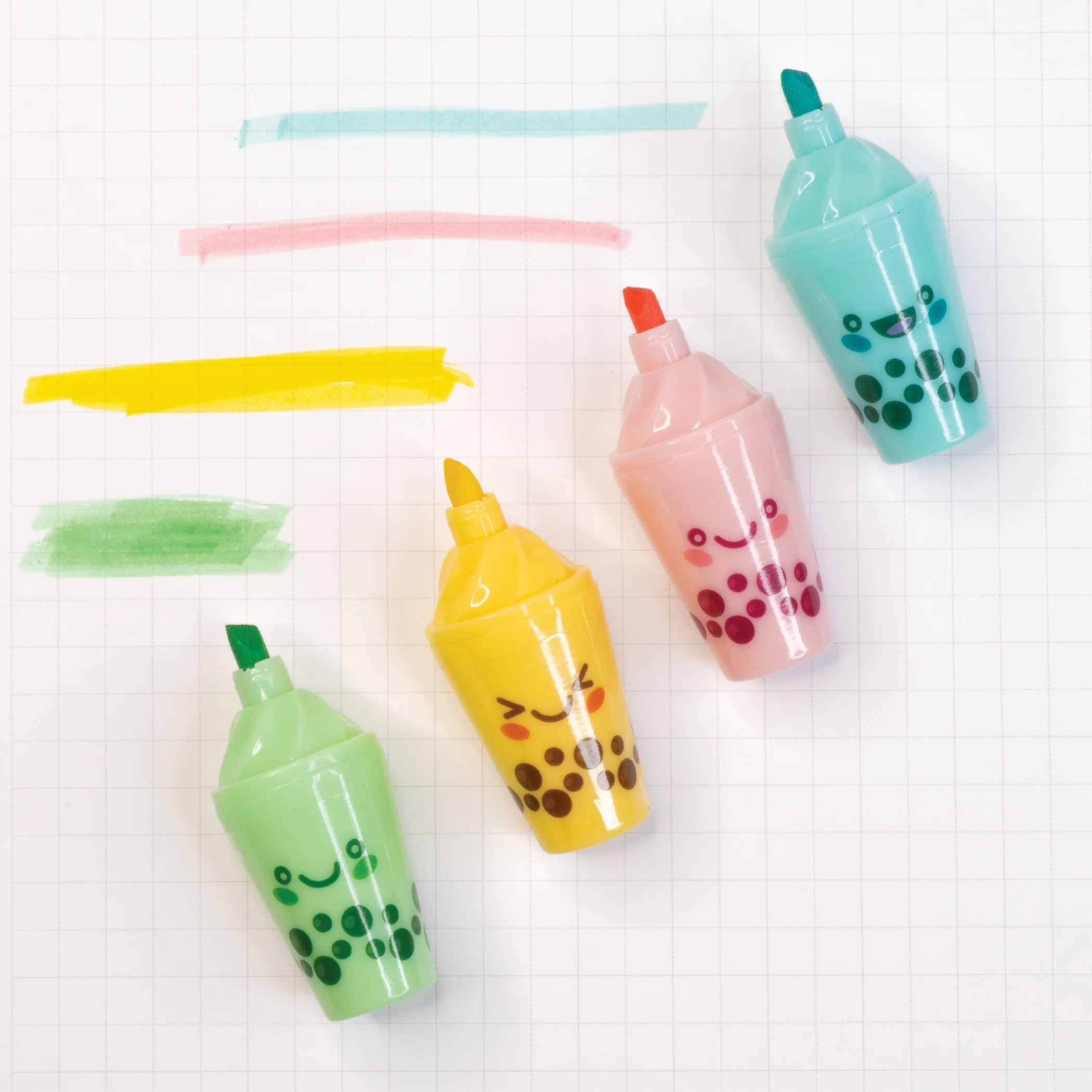 Anime Boba Tea Highlighters - 24 per bag - Image 3