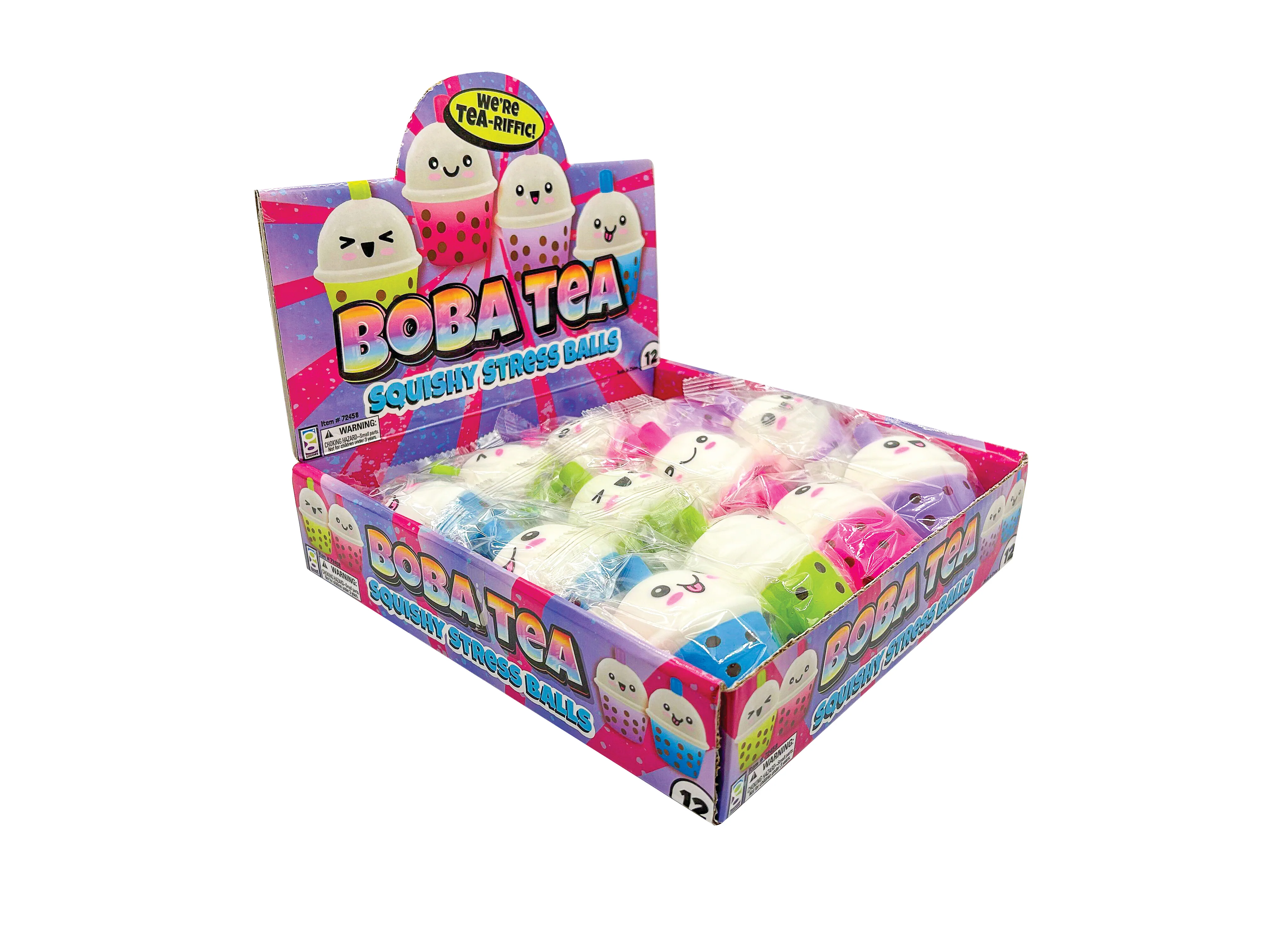 Boba Tea Squishy Stress Balls - 12 per display - Image 5