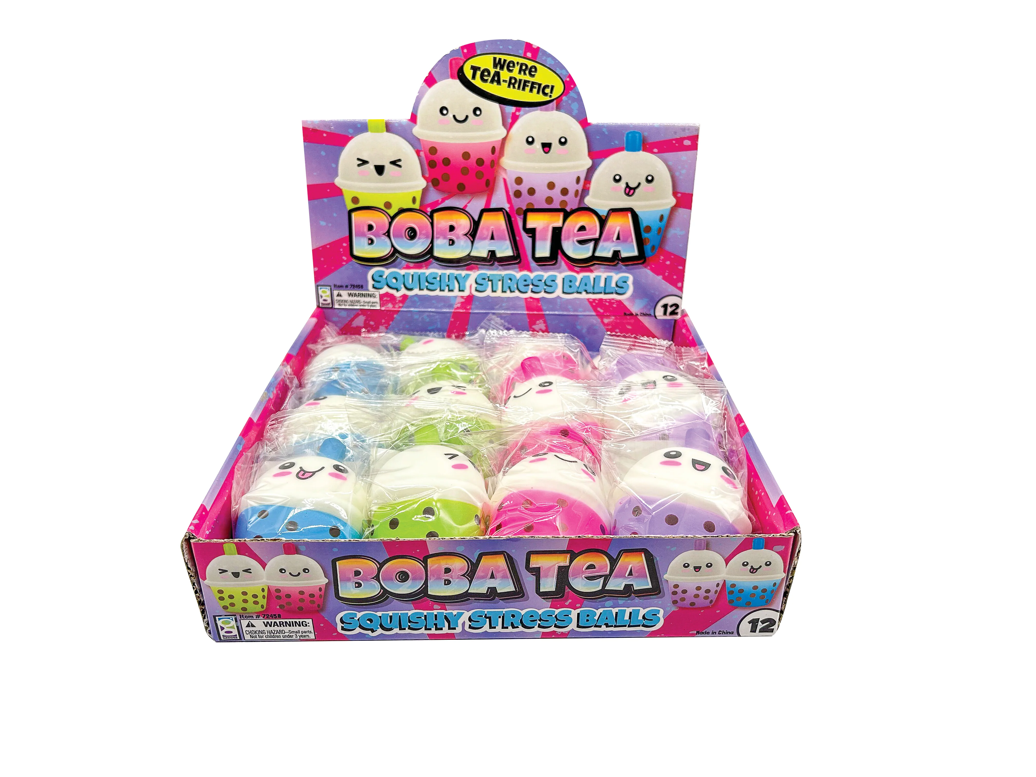Boba Tea Squishy Stress Balls - 12 per display - Image 6