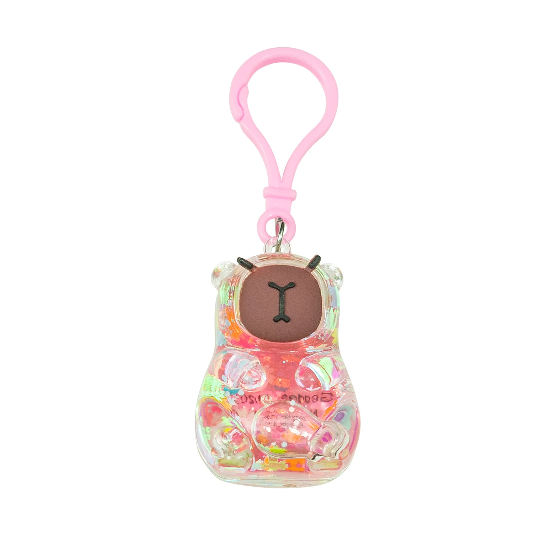 Capybara Shimmer Shake Backpack Buddy Keychain - Image 5