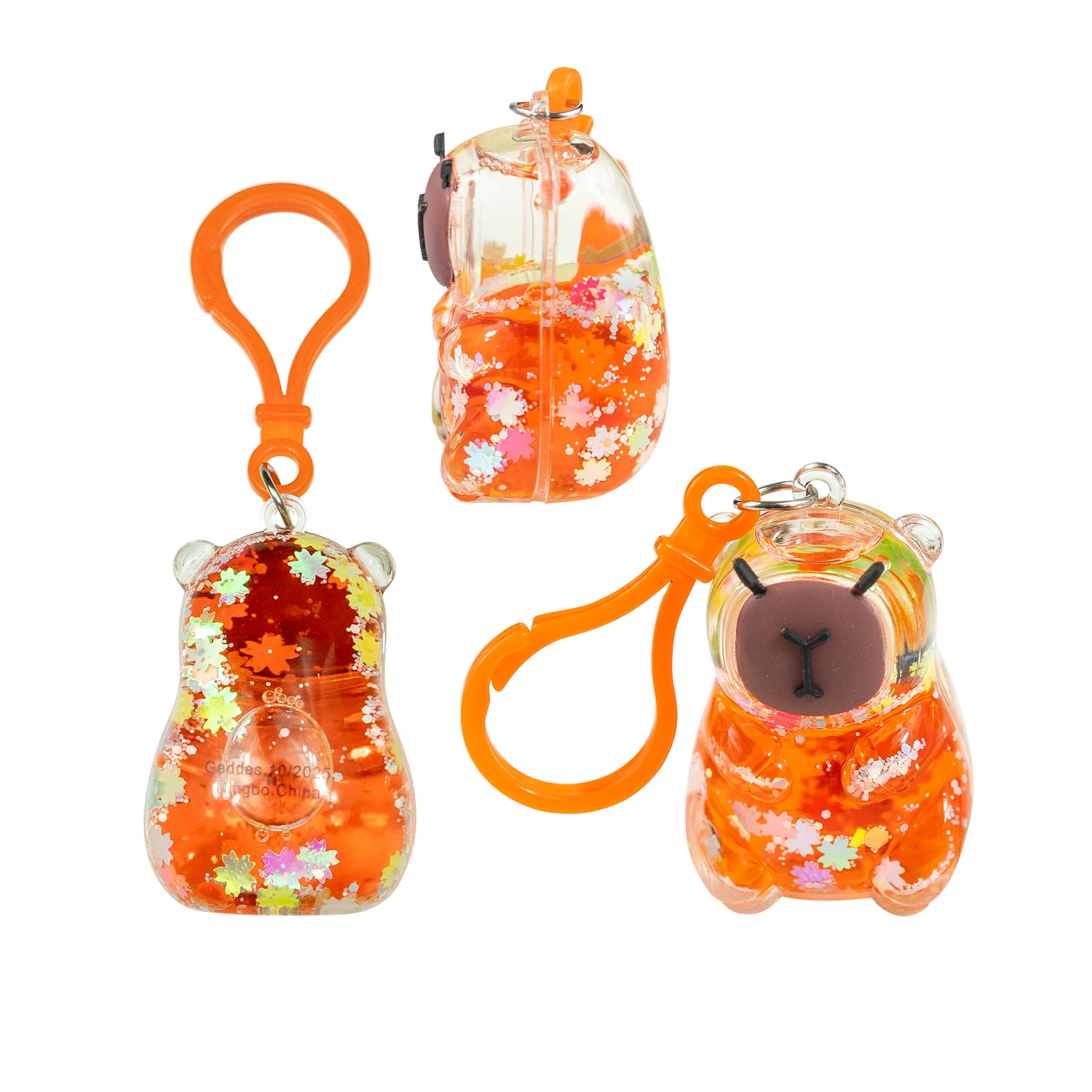 Capybara Shimmer Shake Backpack Buddy Keychain - Image 6