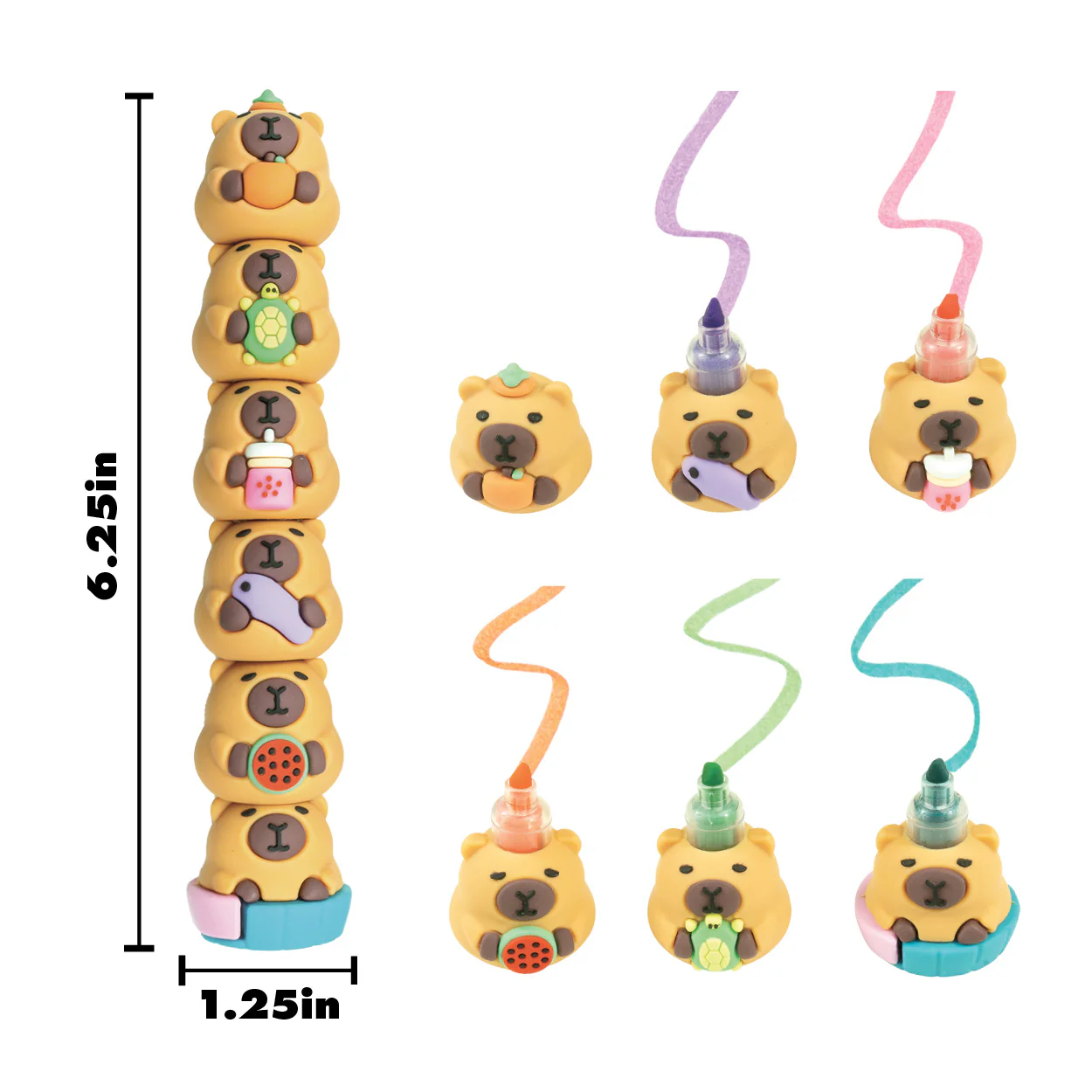 Capybara Stackable Highlighters - Image 4