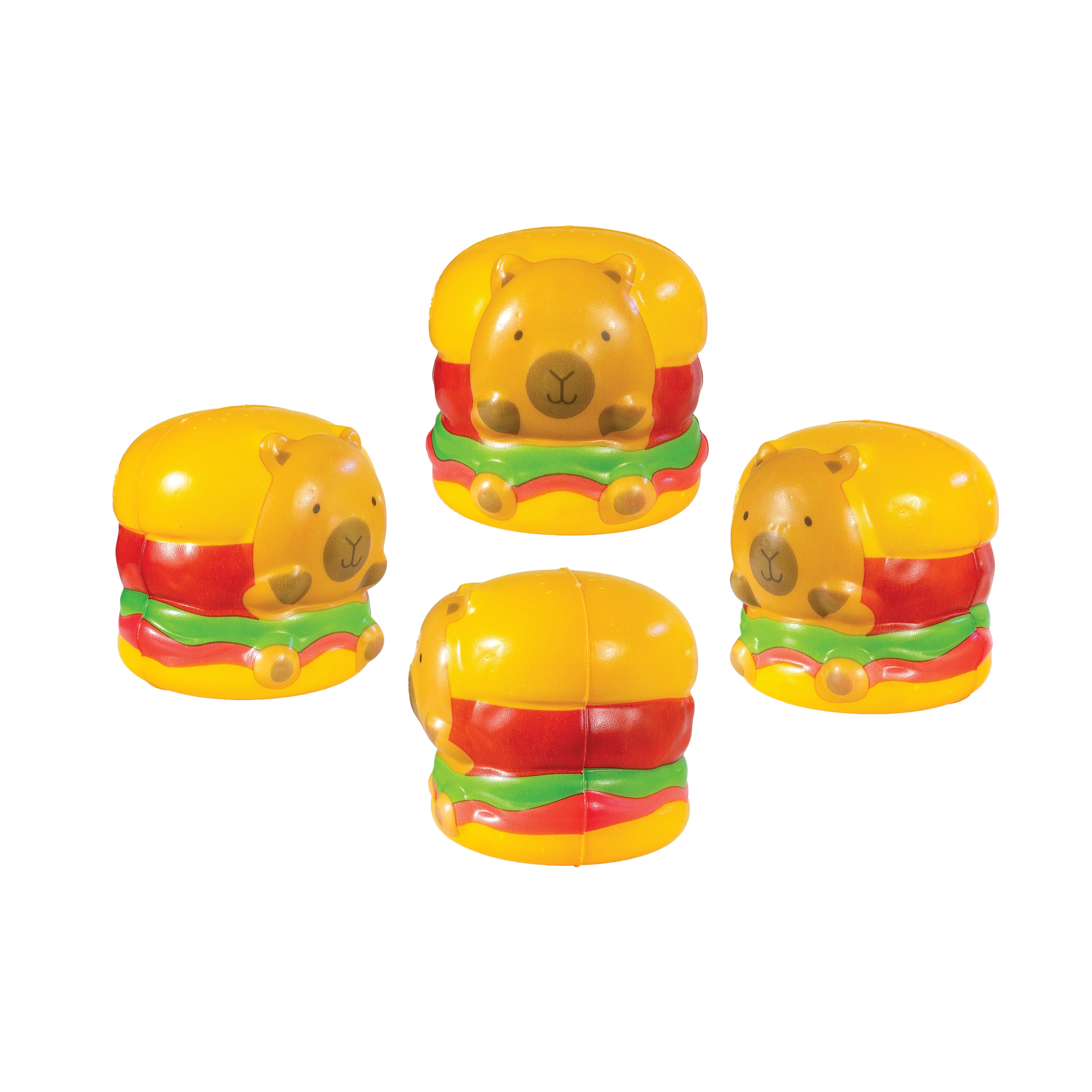 Cheeseburger Capybara Slow Rise Toys - 12 per bag - Image 3
