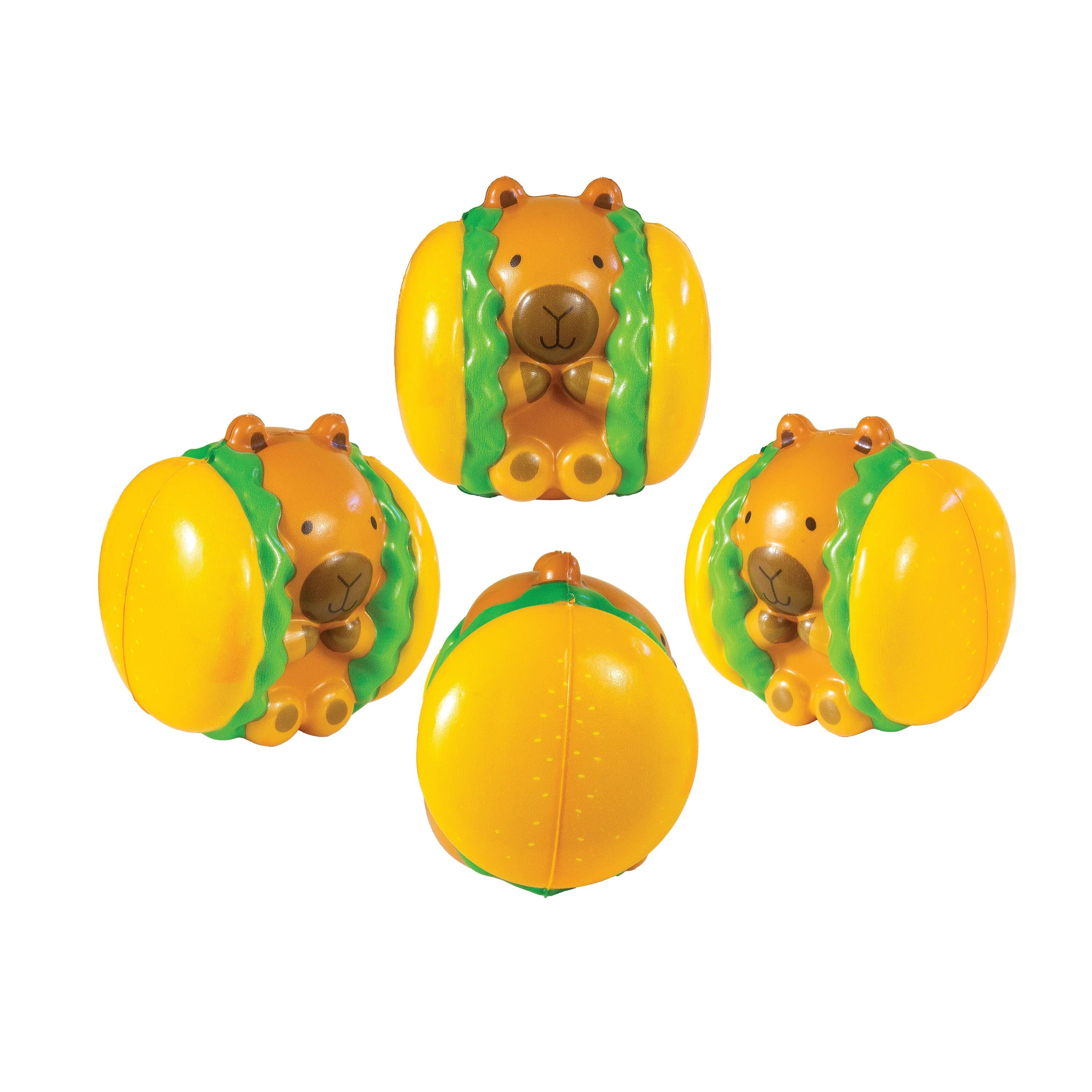 Cheeseburger Capybara Slow Rise Toys - 12 per bag - Image 4