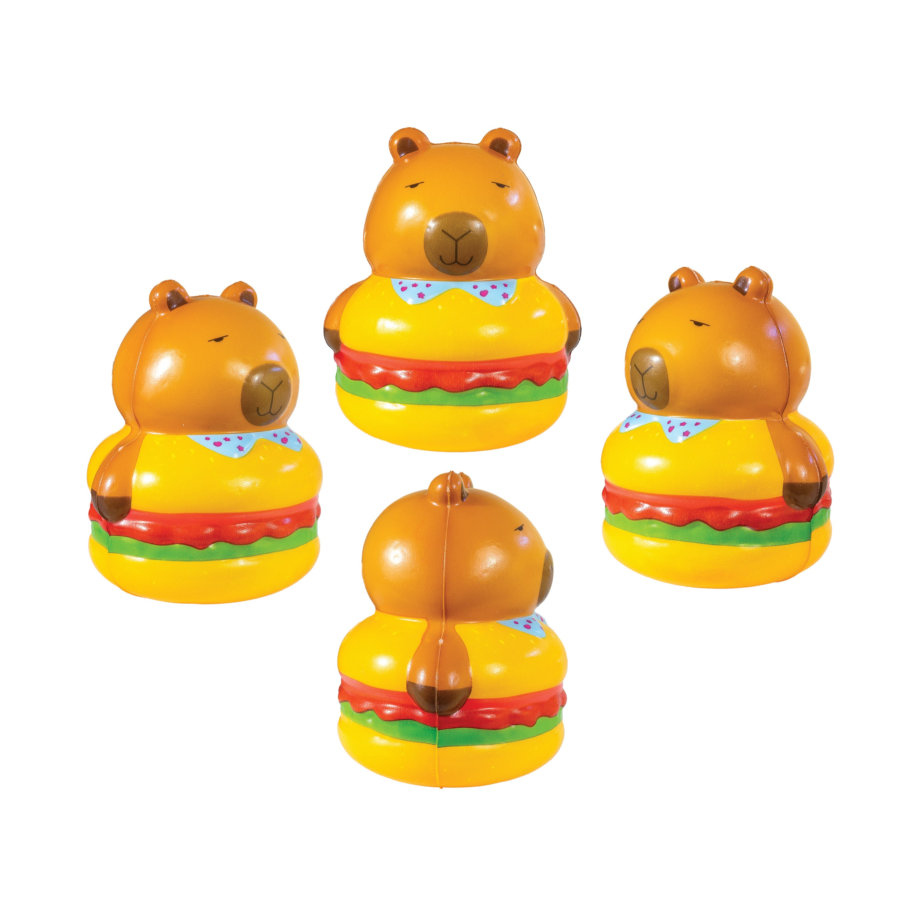 Cheeseburger Capybara Slow Rise Toys - 12 per bag - Image 6