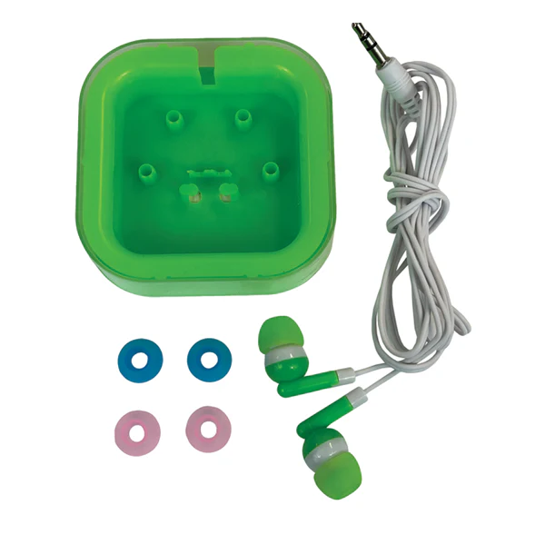 Colored Earbuds with Case - Image 2