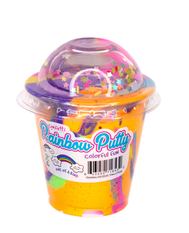 Confetti Rainbow Putty - 12 per display - Image 3