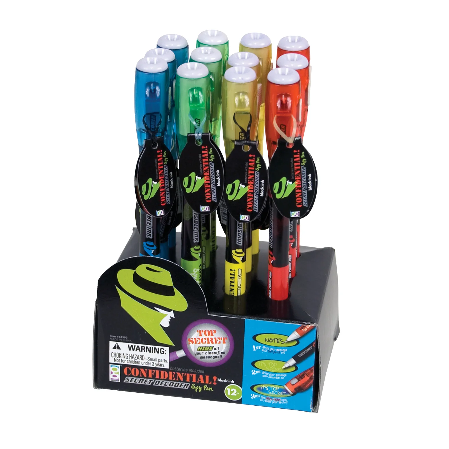 Confidential Secret Decoder Spy Pens - Image 5