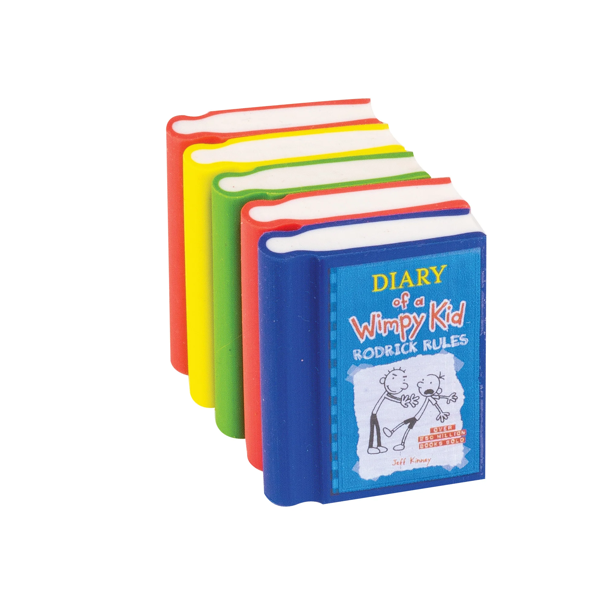 Diary of a Wimpy Kid Book Erasers - 48 per tub - Image 5