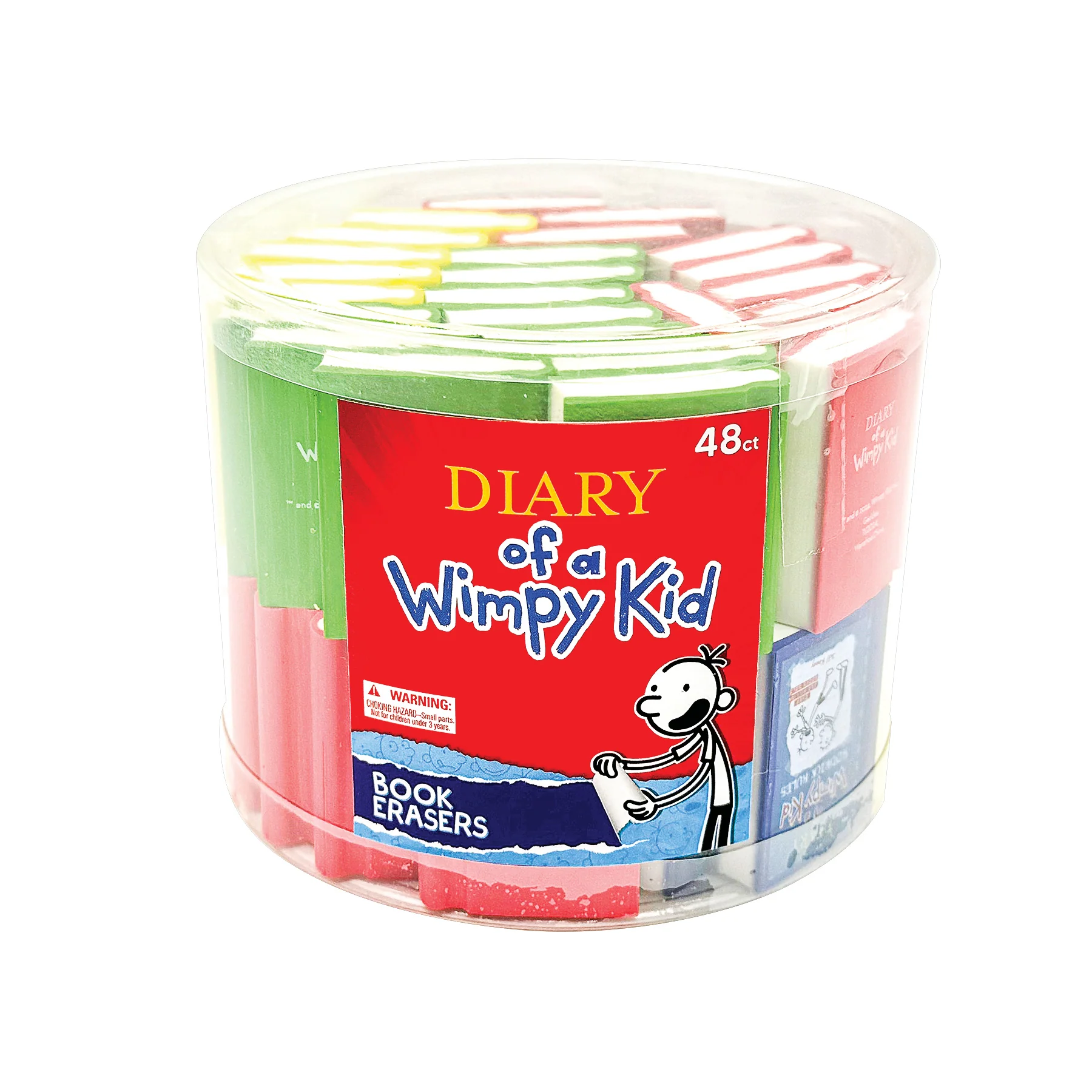 Diary of a Wimpy Kid Book Erasers - 48 per tub - Image 9