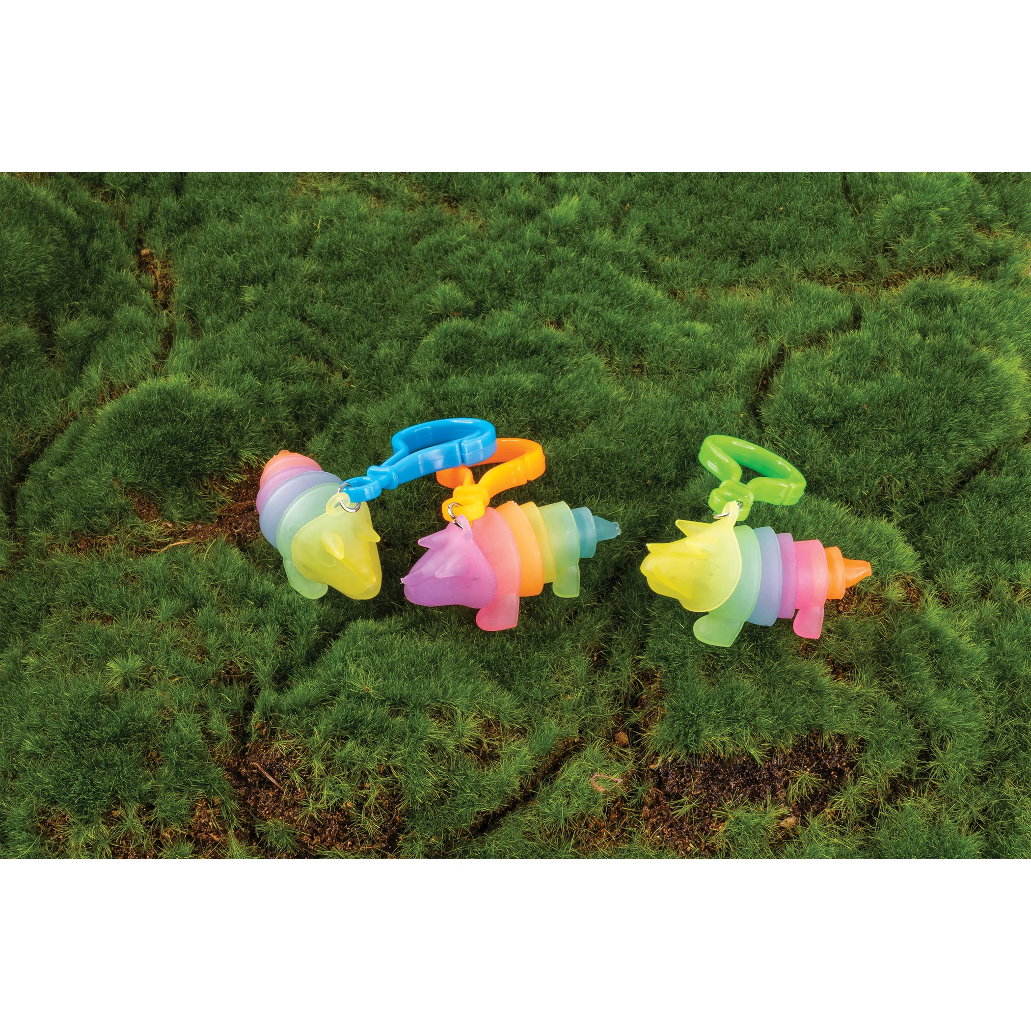 Dinosaur Glow-in-the-Dark Fidget Keychain - 24 per bag - Image 12