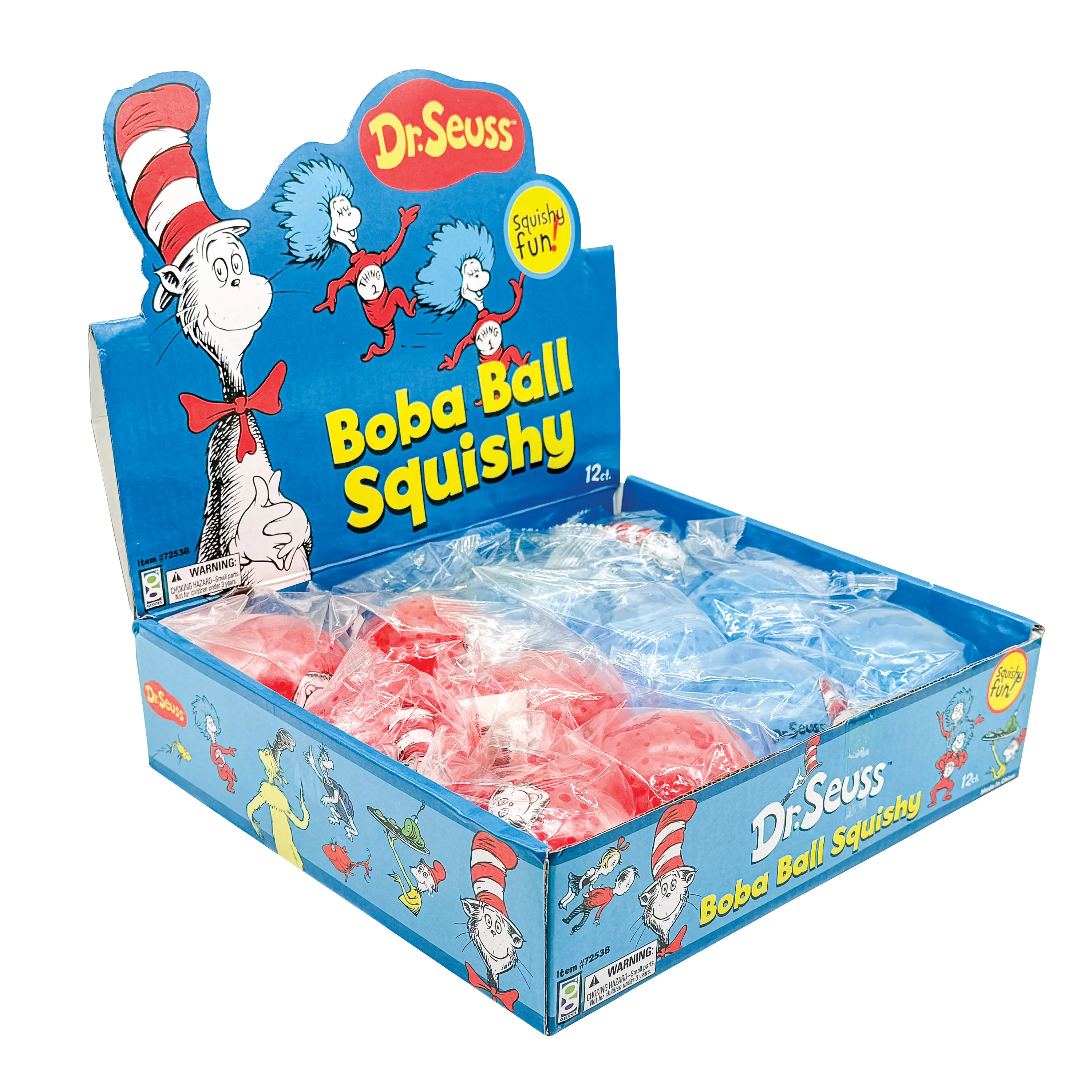Dr. Seuss™ Boba Ball Squishy - 12 per display - Image 4