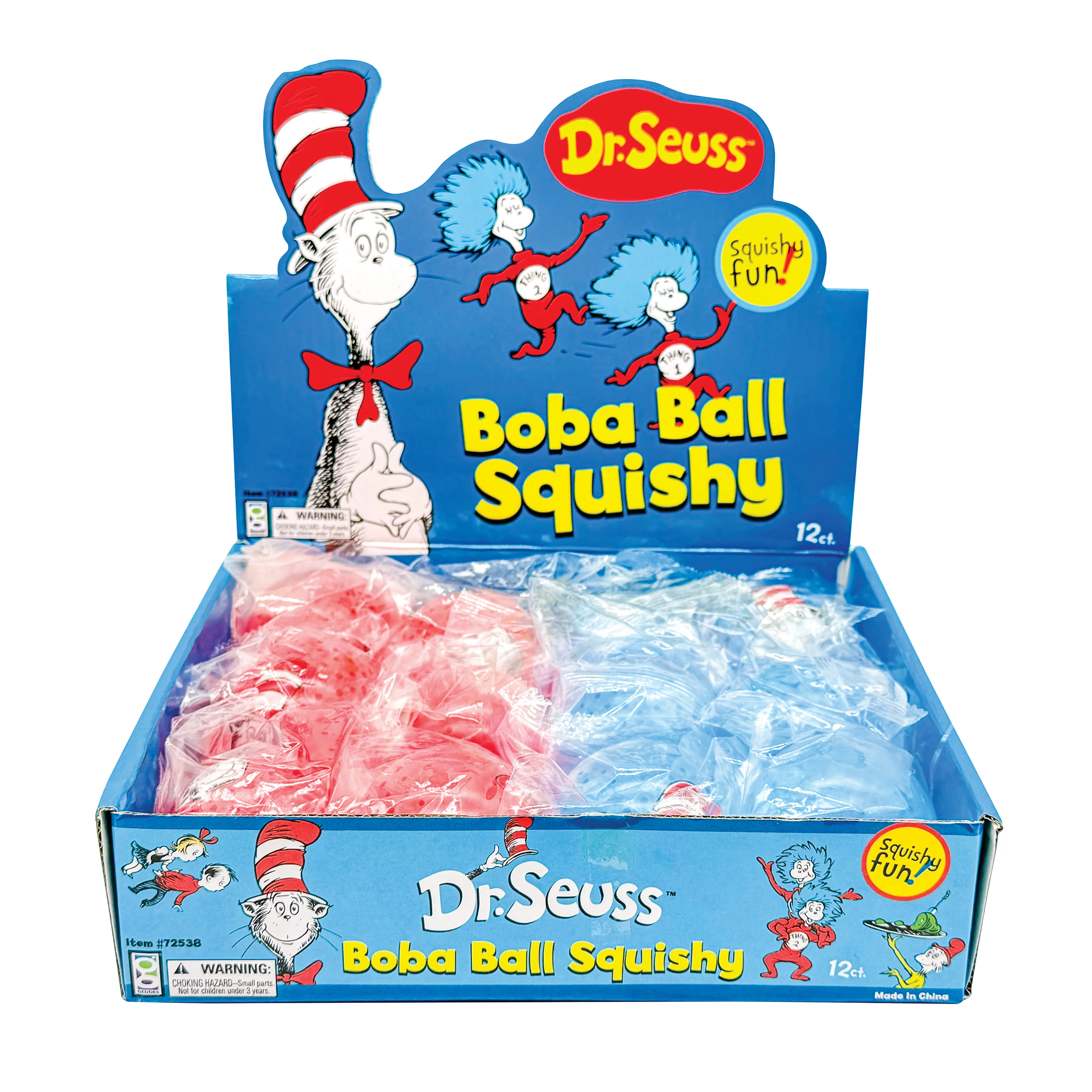Dr. Seuss™ Boba Ball Squishy - 12 per display - Image 5