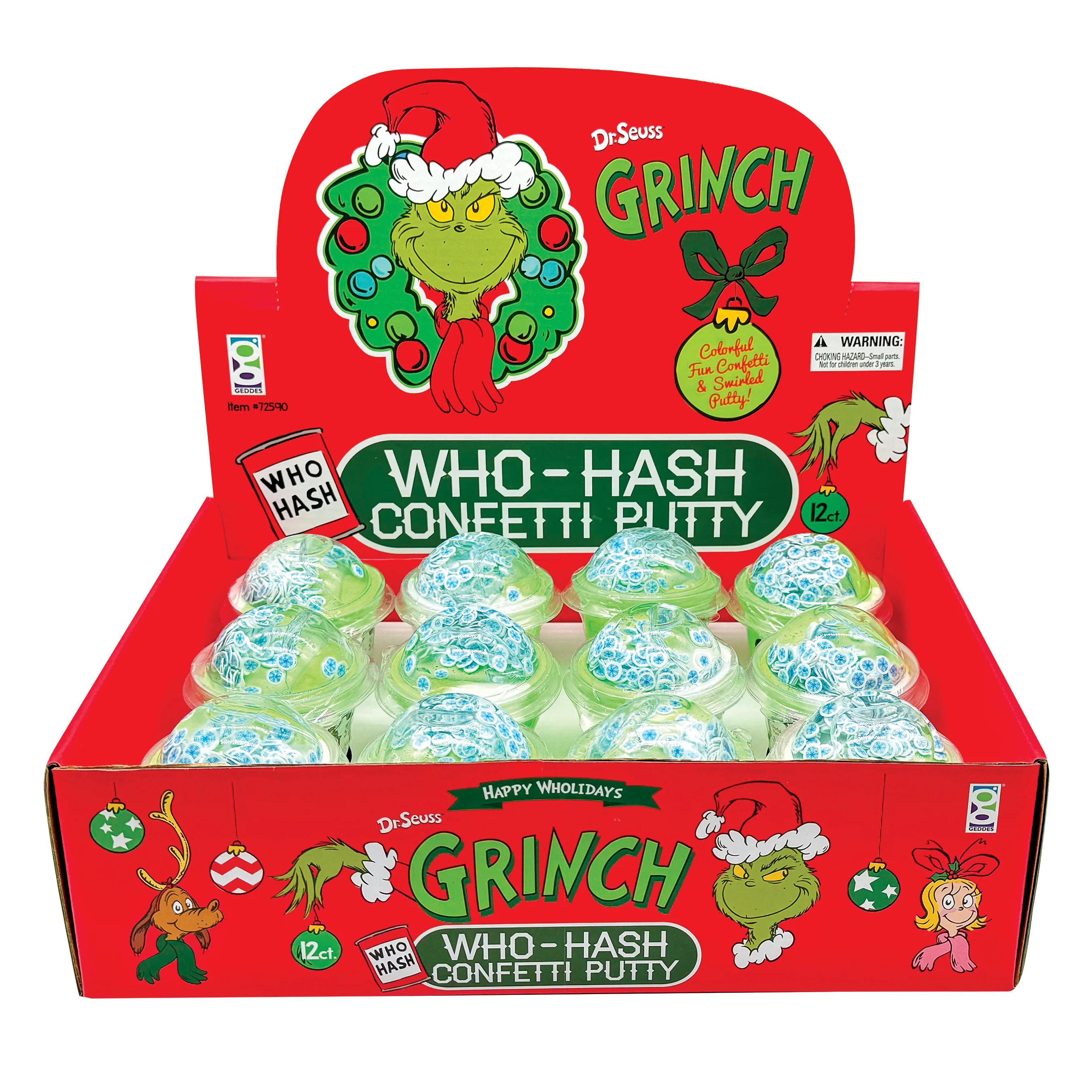 Dr. Seuss™ Grinch Who-Hash Confetti Putty - Image 4