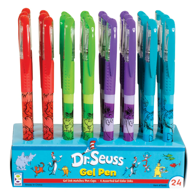 Dr. Seuss™ Grip Gel Pens - 24 per display - Image 2