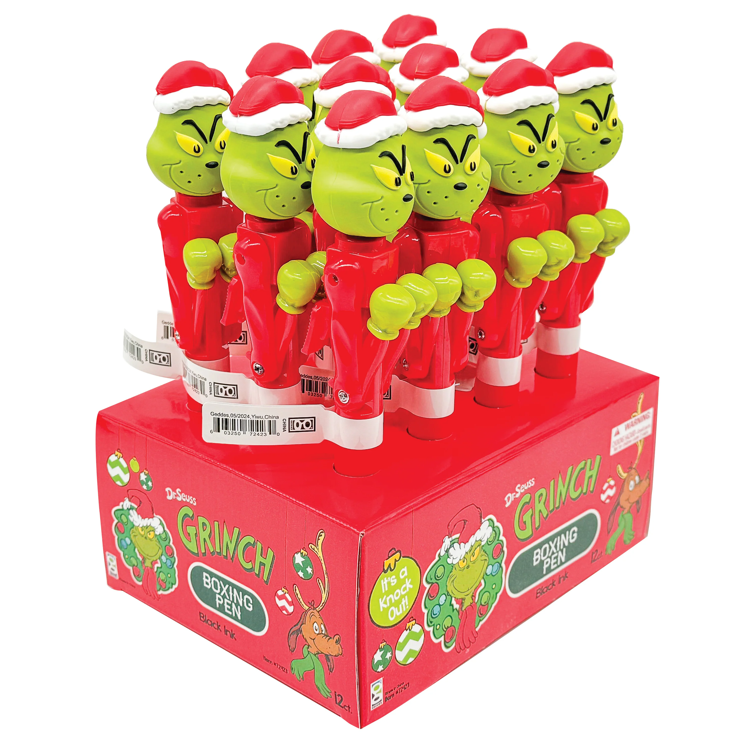 Dr. Seuss™ Grinch Boxing Pens - 12 per display - Image 5