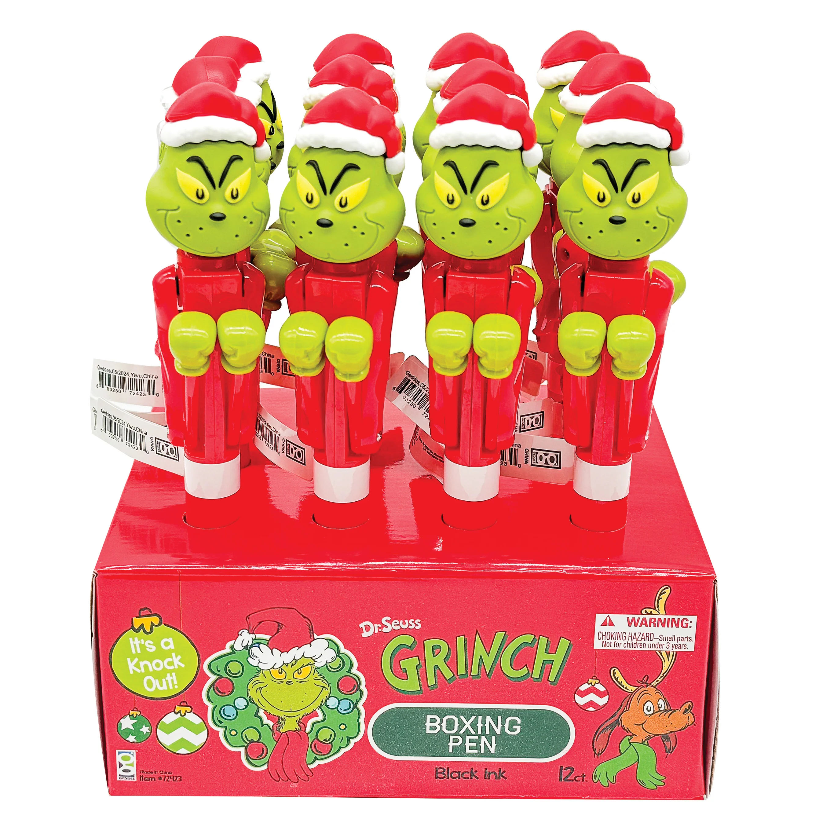 Dr. Seuss™ Grinch Boxing Pens - 12 per display - Image 7