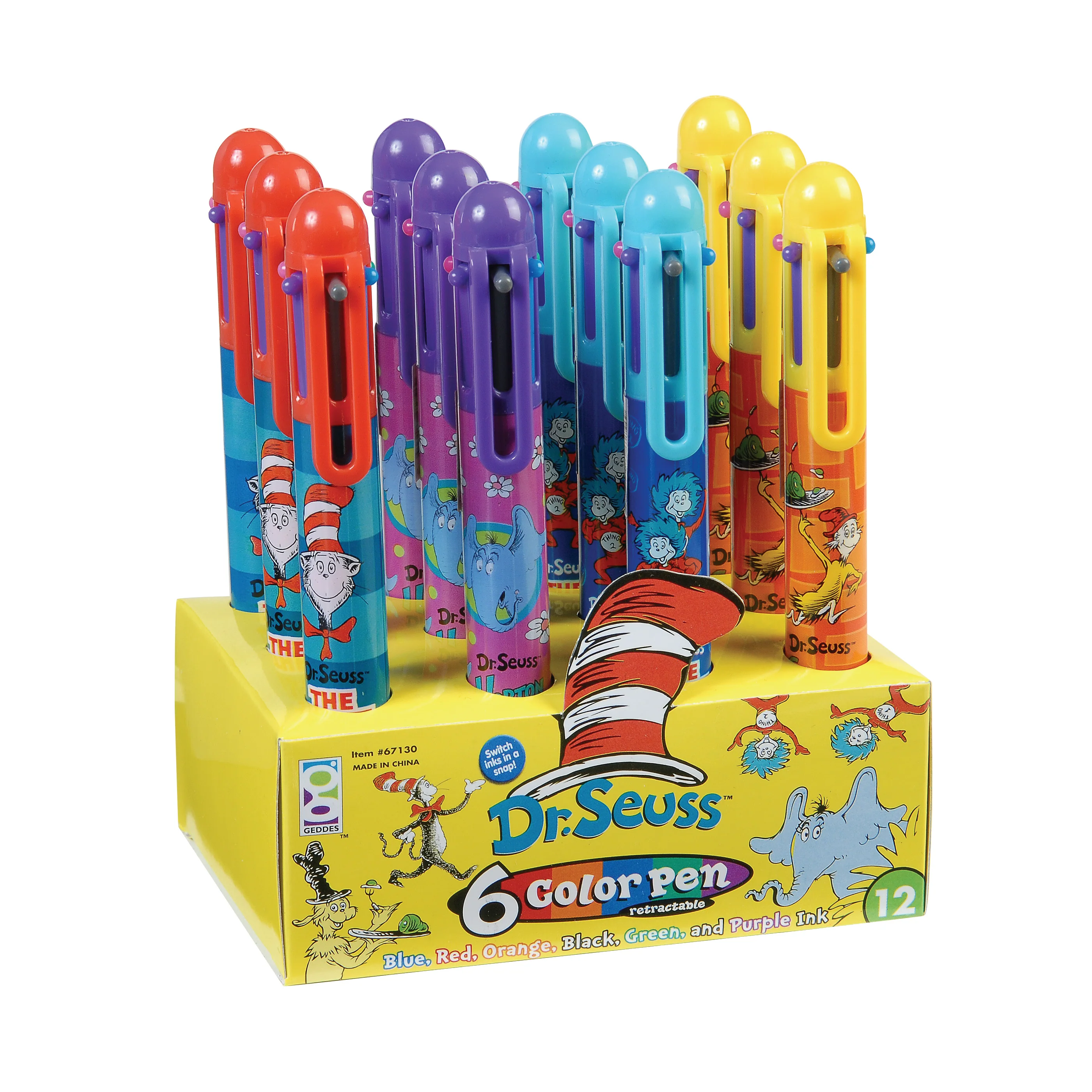 Dr. Seuss™ 6-Color Pens - 12 per display - Image 4