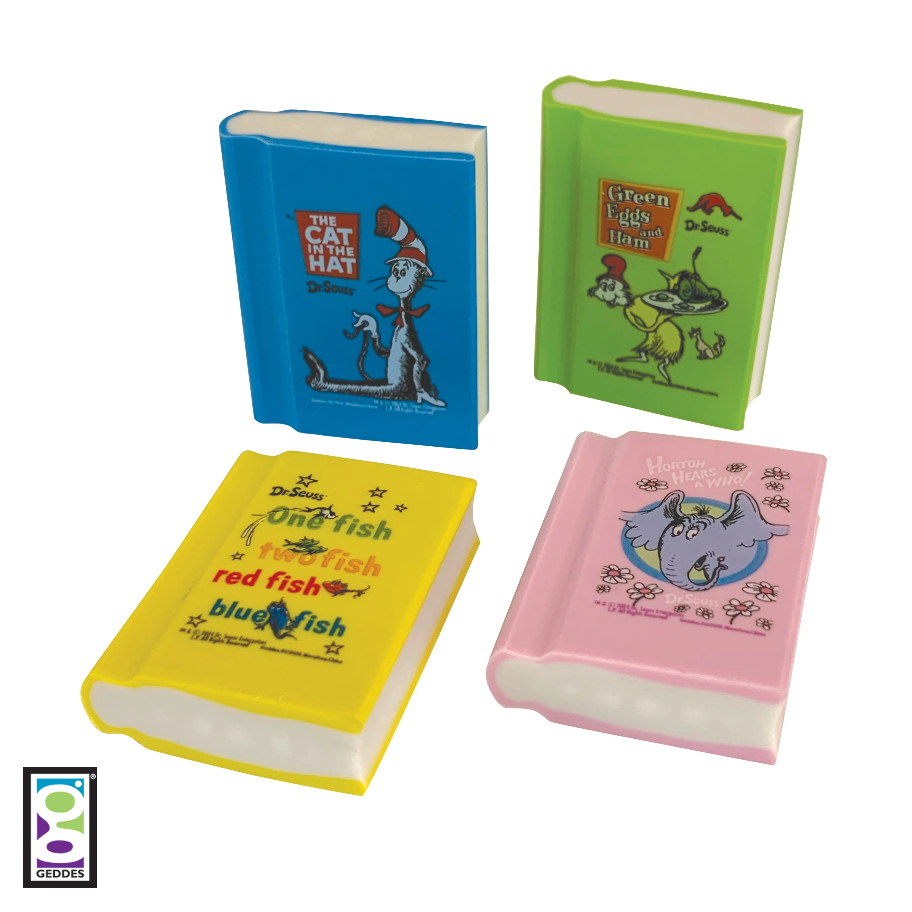 Dr. Seuss™ Book Erasers - 48 per tub - Image 4