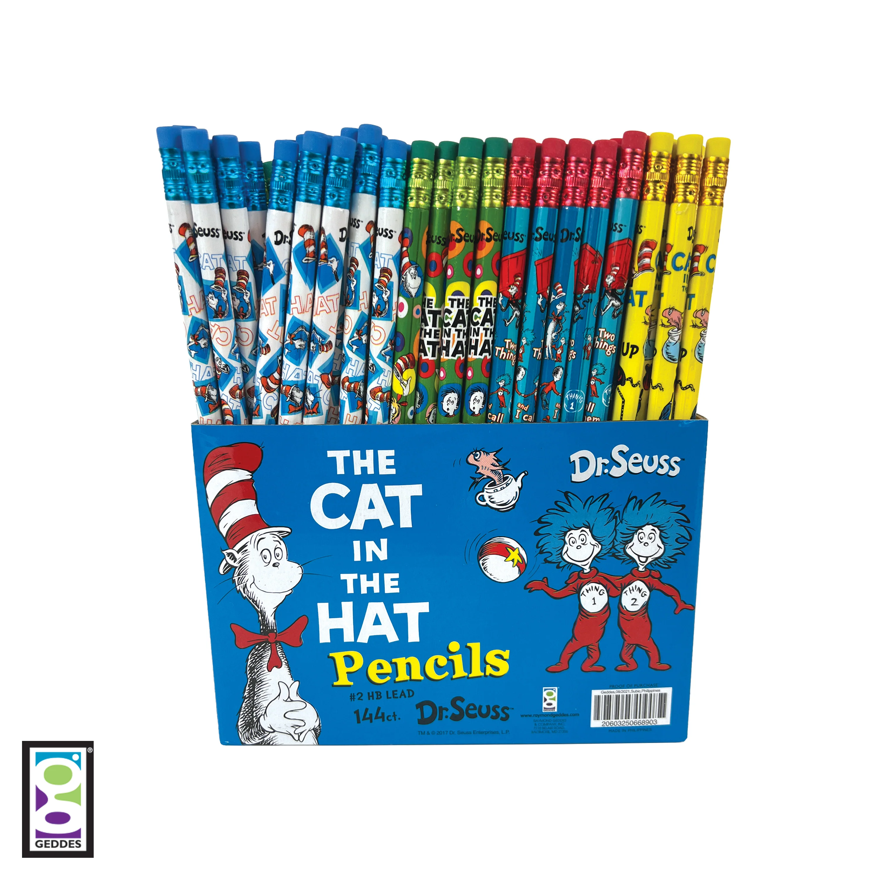 Dr. Seuss™ Cat in the Hat Pencils - 144 per display - Image 5