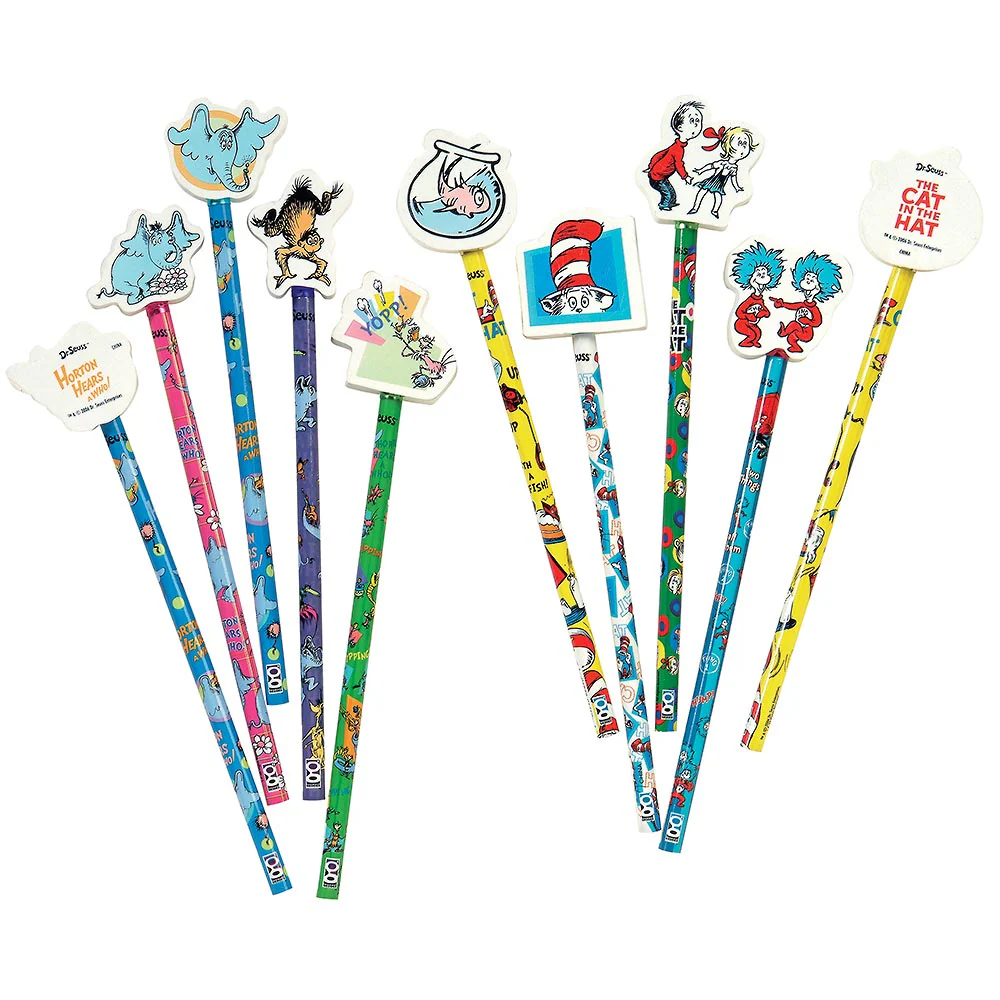 Dr. Seuss™ Pencils with Giant Erasers - 36 per display - Image 3