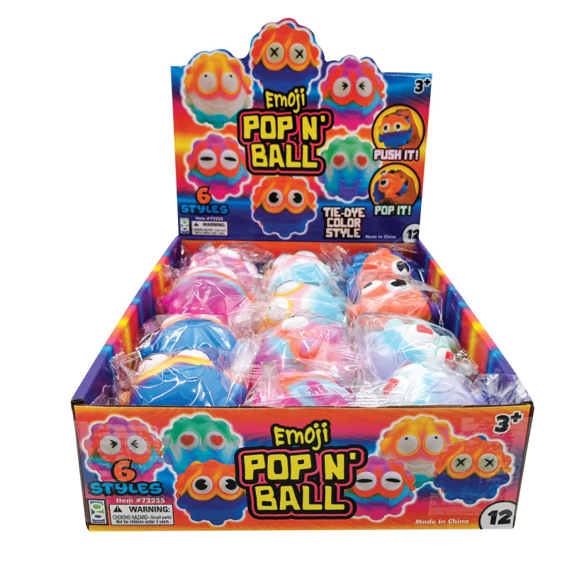 Emoji Pop N Ball - 12 per display - Image 5