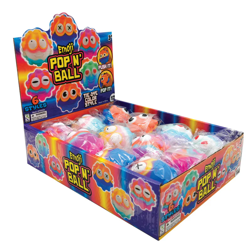 Emoji Pop N Ball - 12 per display - Image 6