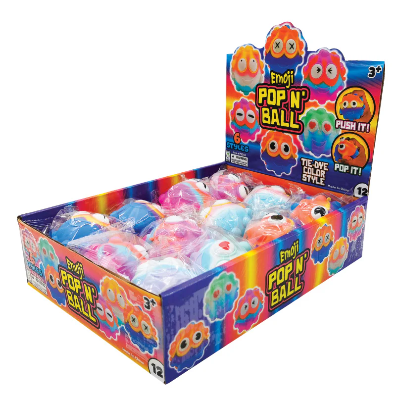 Emoji Pop N Ball - 12 per display - Image 7