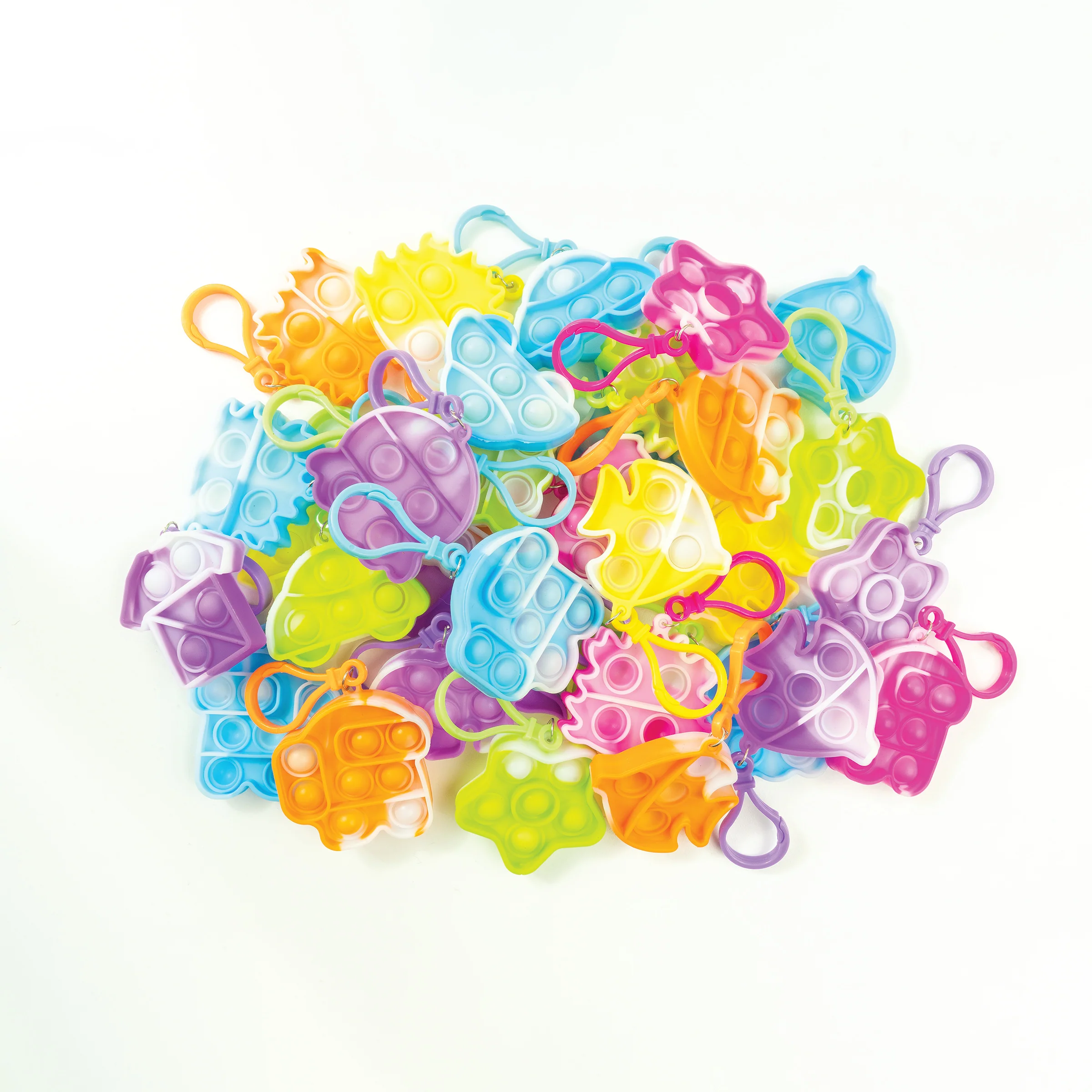Fidget Poppers Keychain - 100 per bag - Image 5