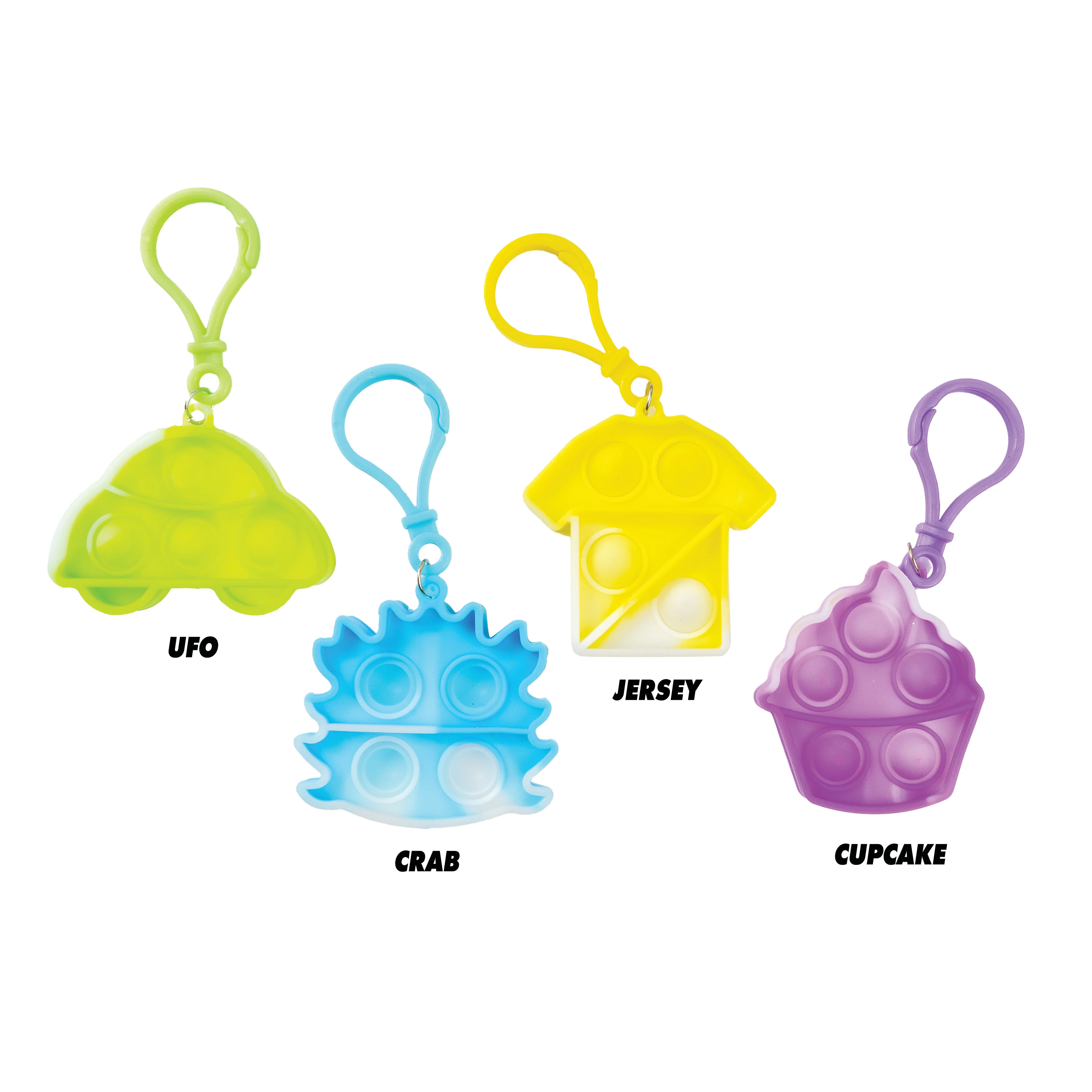 Fidget Poppers Keychain - 100 per bag - Image 6