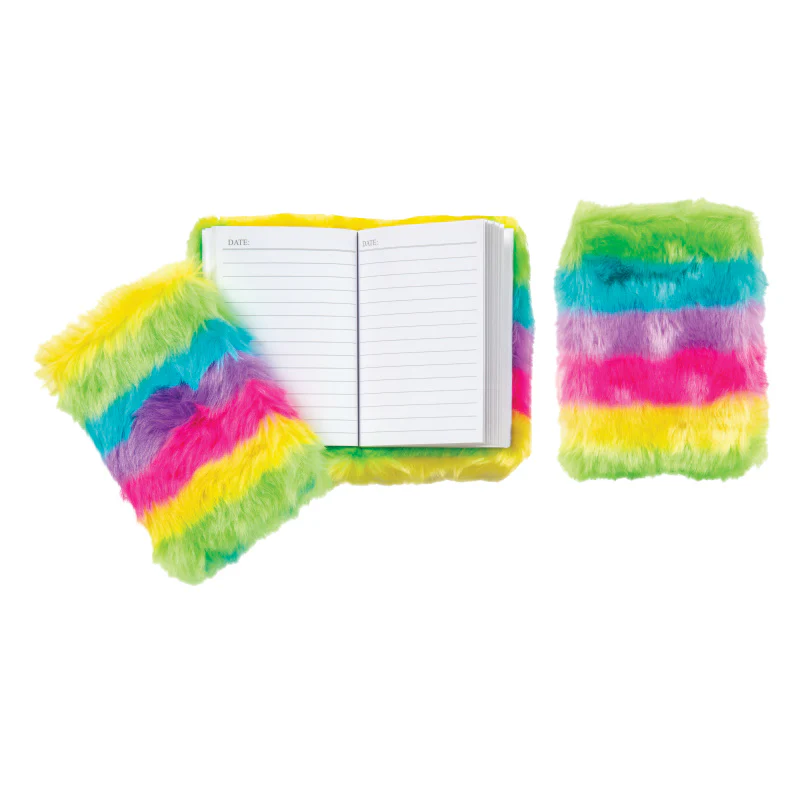 Furry Rainbow Memos - 12 per bag
