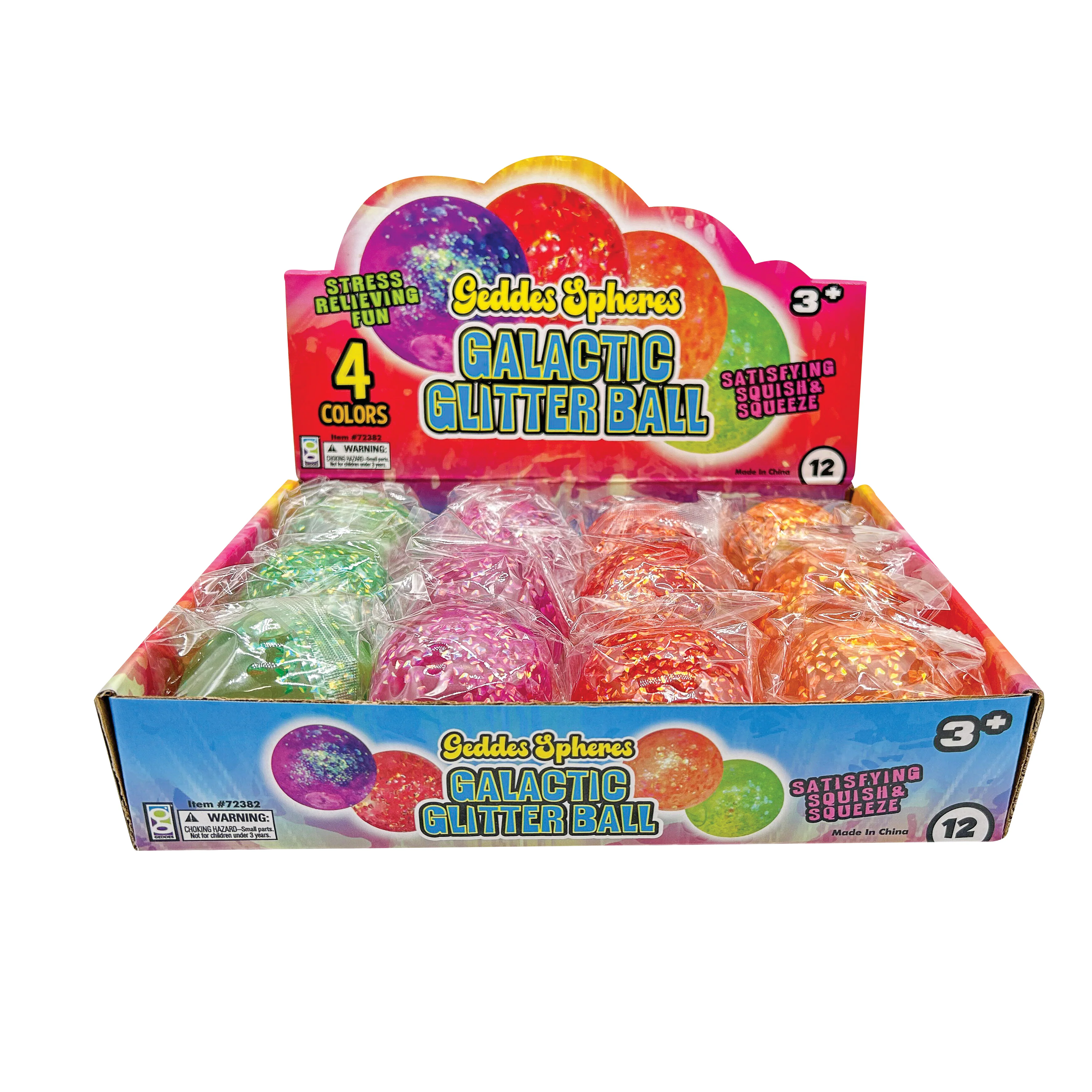 GeddesSphere Galactic Glitter Ball - 12 per display - Image 5