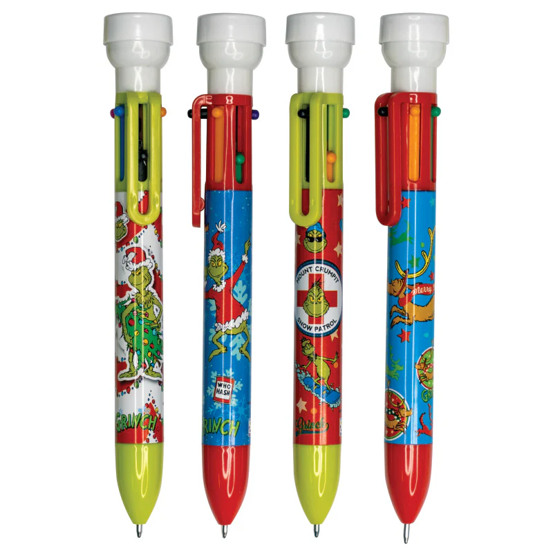 Dr. Seuss™ Grinch 6 Color Pens with Stamper