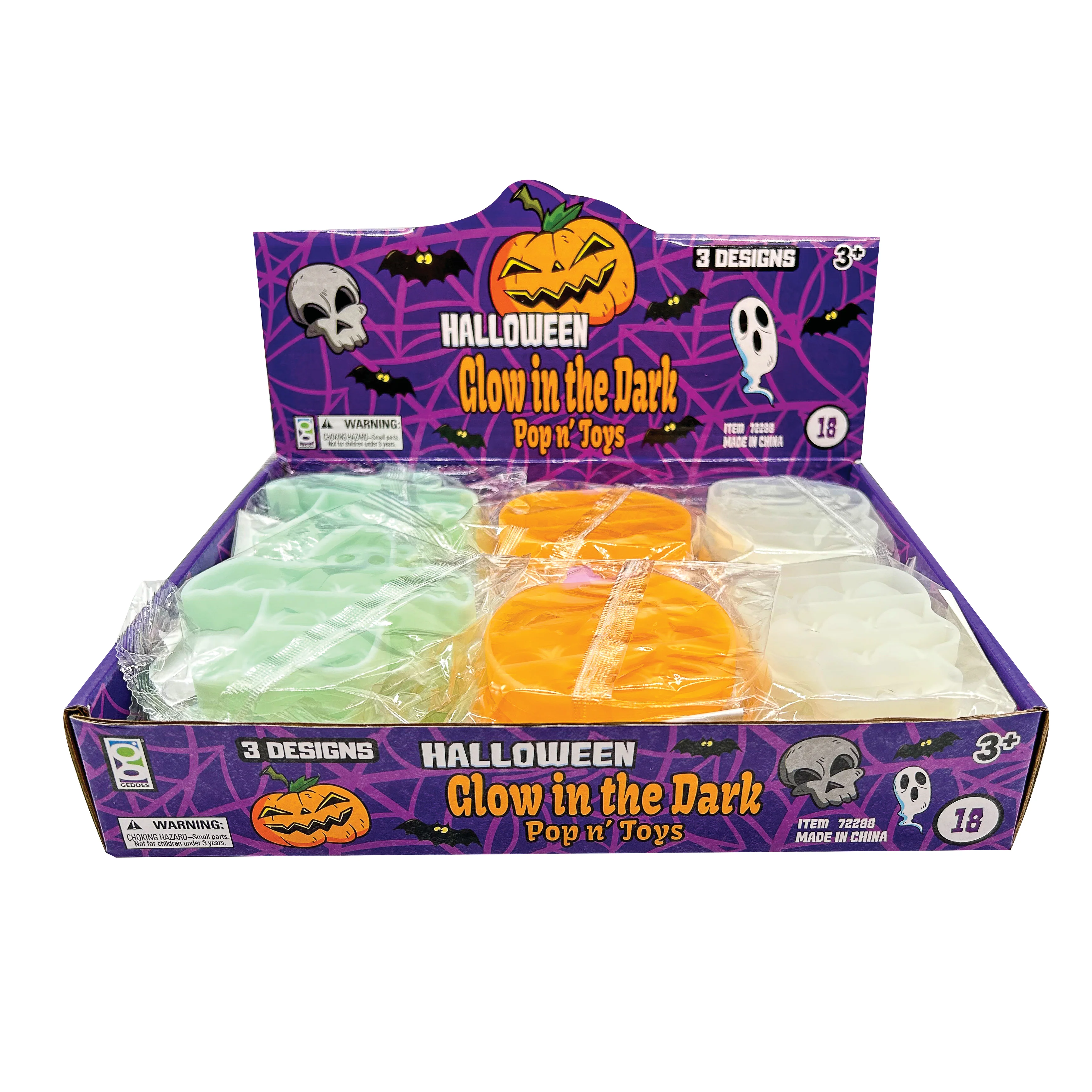 Halloween Glow-in-the-Dark Pop ‘N’ Toys - Image 3