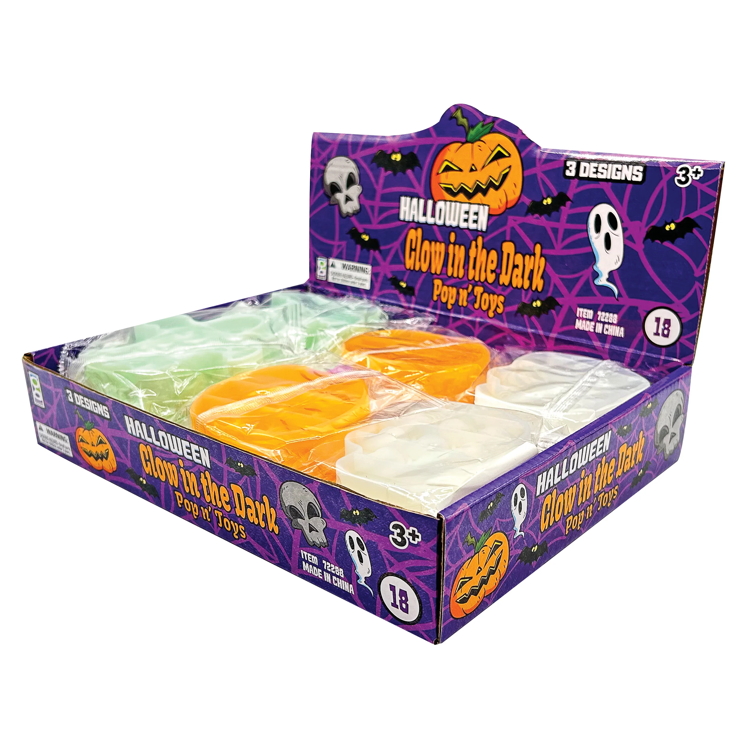Halloween Glow-in-the-Dark Pop ‘N’ Toys - Image 5