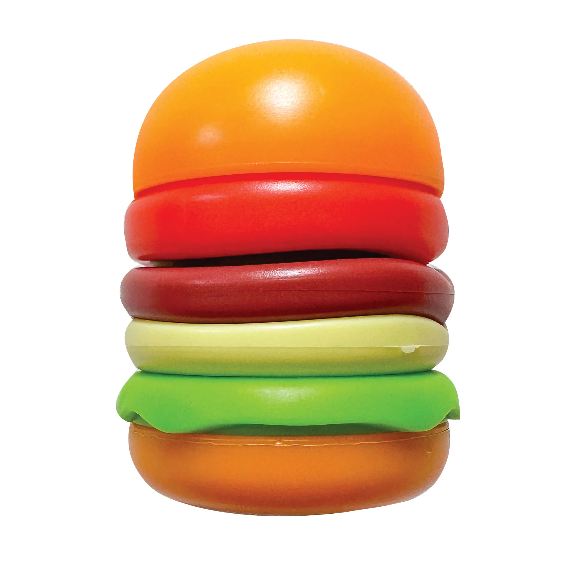 Hamburger Pencil Sharpener and Eraser - 24 per box