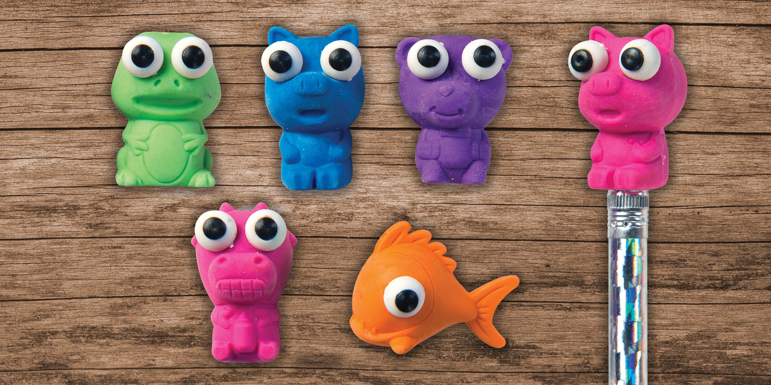 Here's Looking At You Eraser Toppers - 50 per bag - Image 5