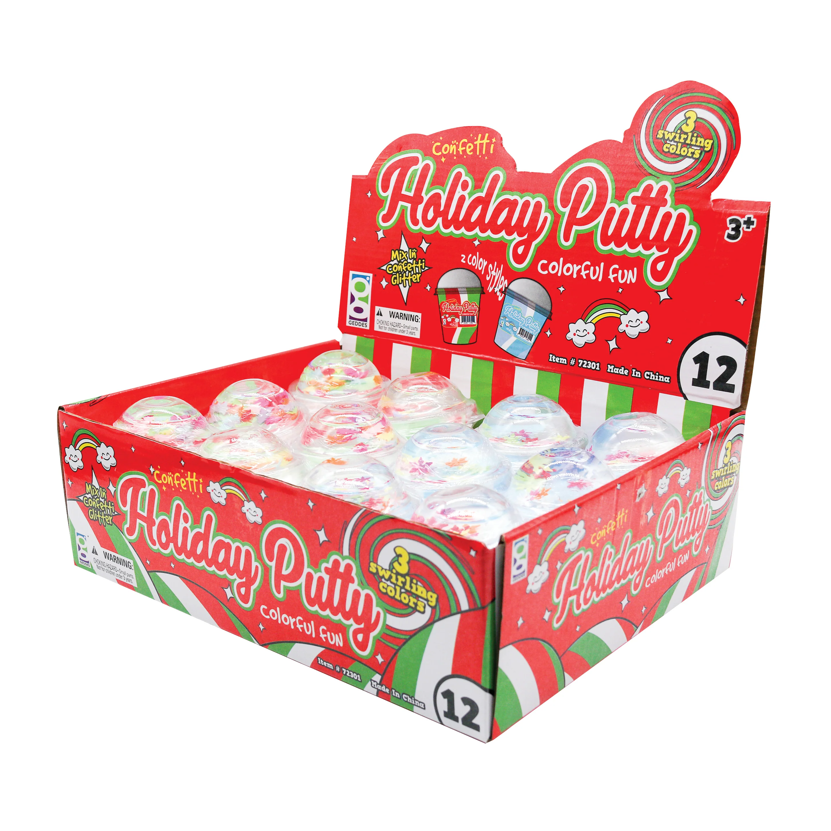 Holiday Confetti Putty - 12 per display - Image 5