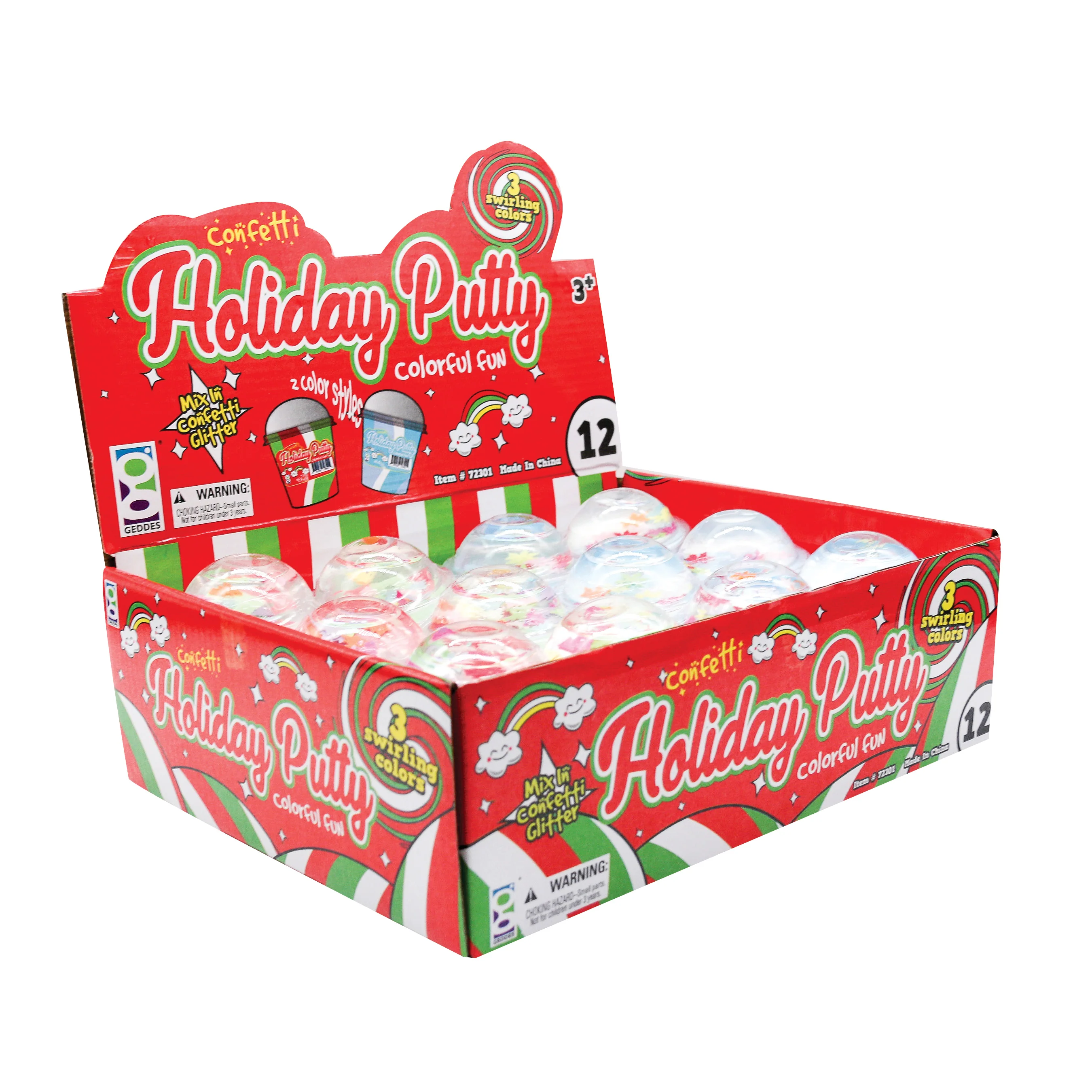 Holiday Confetti Putty - 12 per display - Image 6