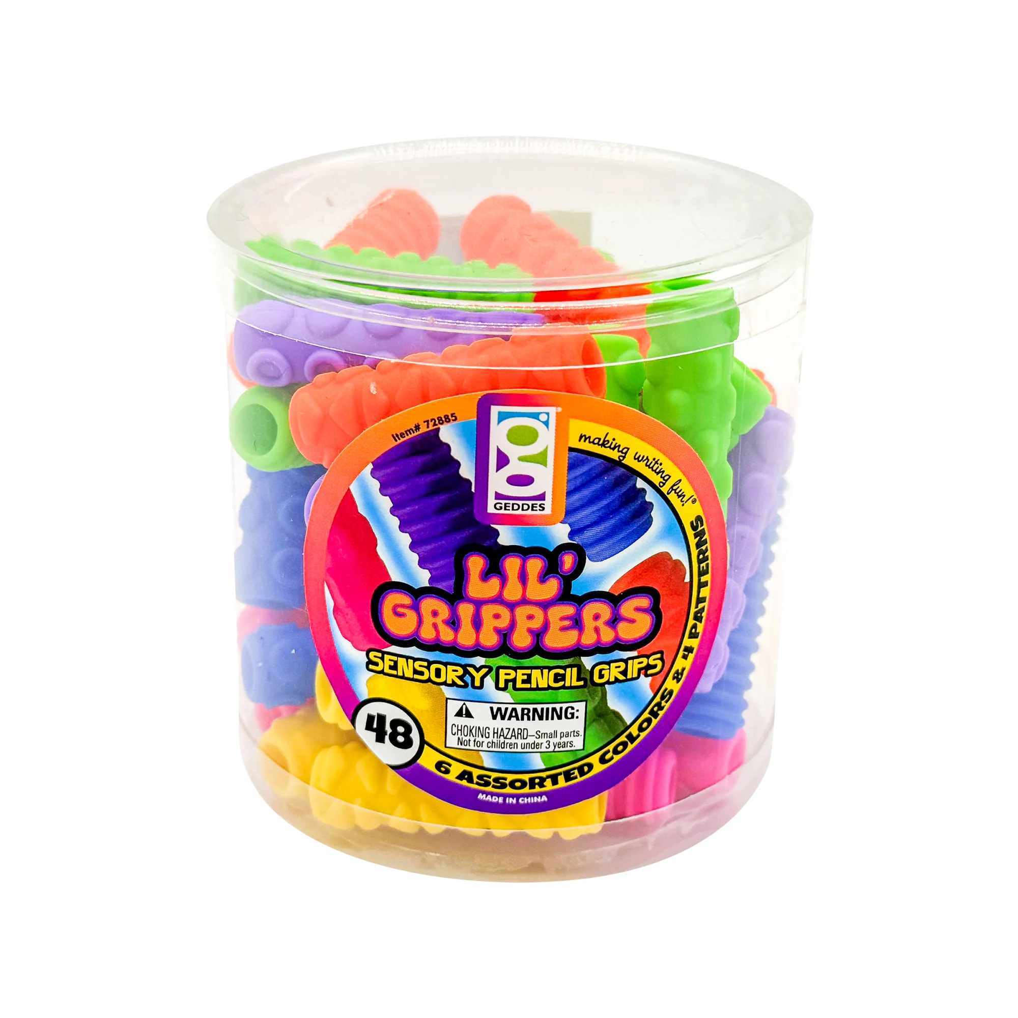 Lil' Grippers Sensory Pencil Grips - 48 per tub - Image 4