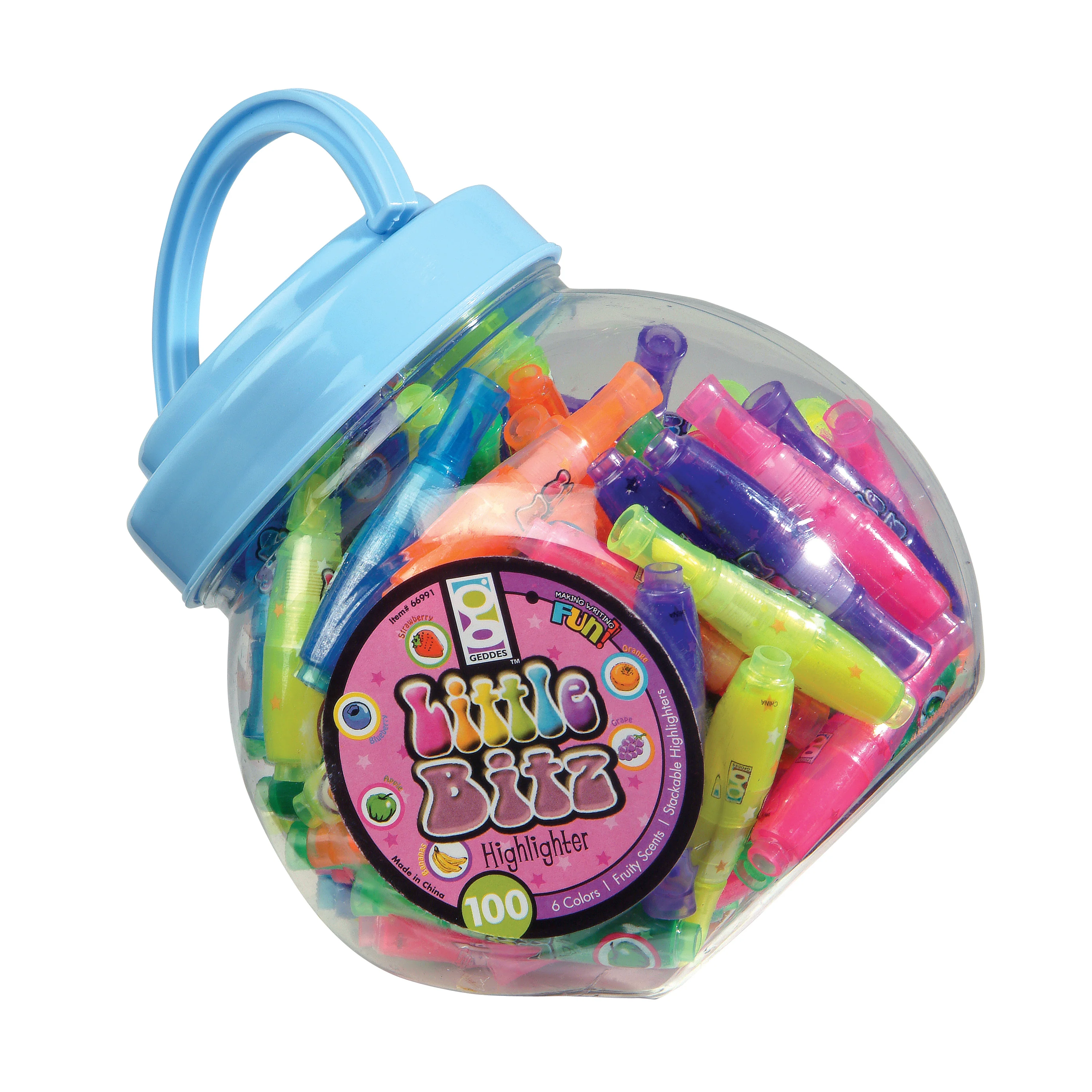 Little Bitz Scented Highlighters - 100 per tub - Image 3
