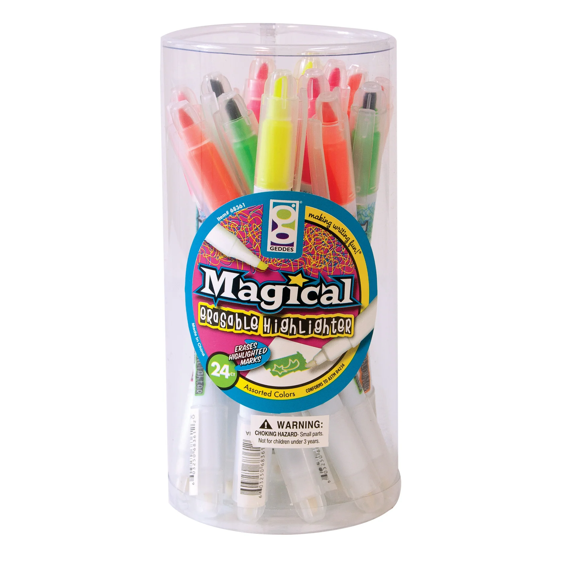 Magical Erasable Highlighters - 24 per tub - Image 4