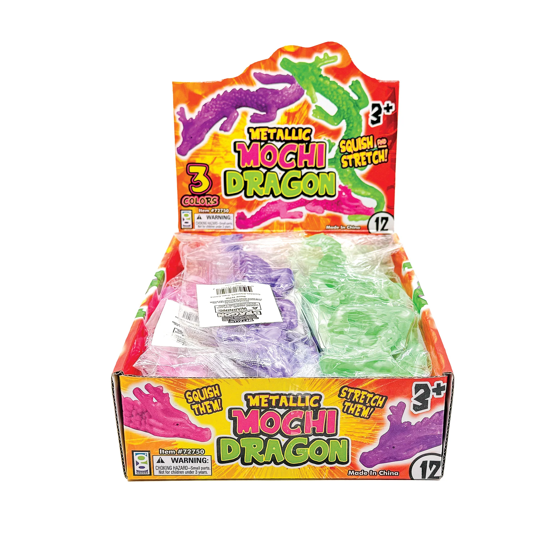 Metallic Mochi Dragon Squishy Toys - Image 9